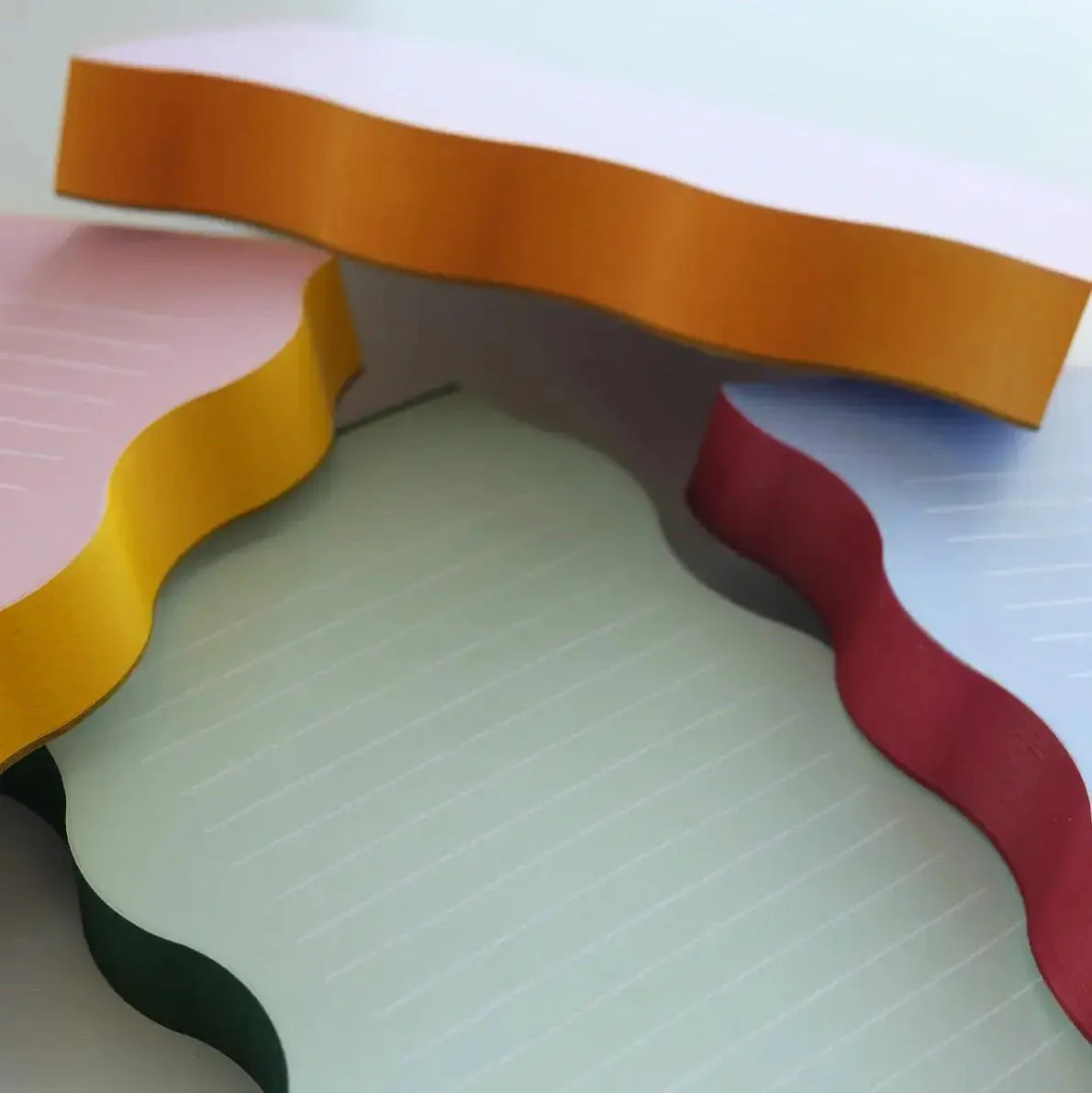 Wavy Shaped Lined Notepad - Image 9