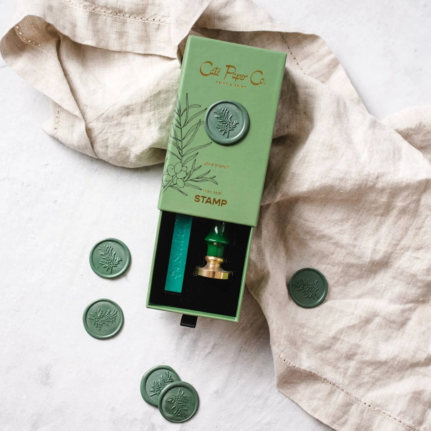 Wax Seal Stamp and Wax Stick Set - Image 3