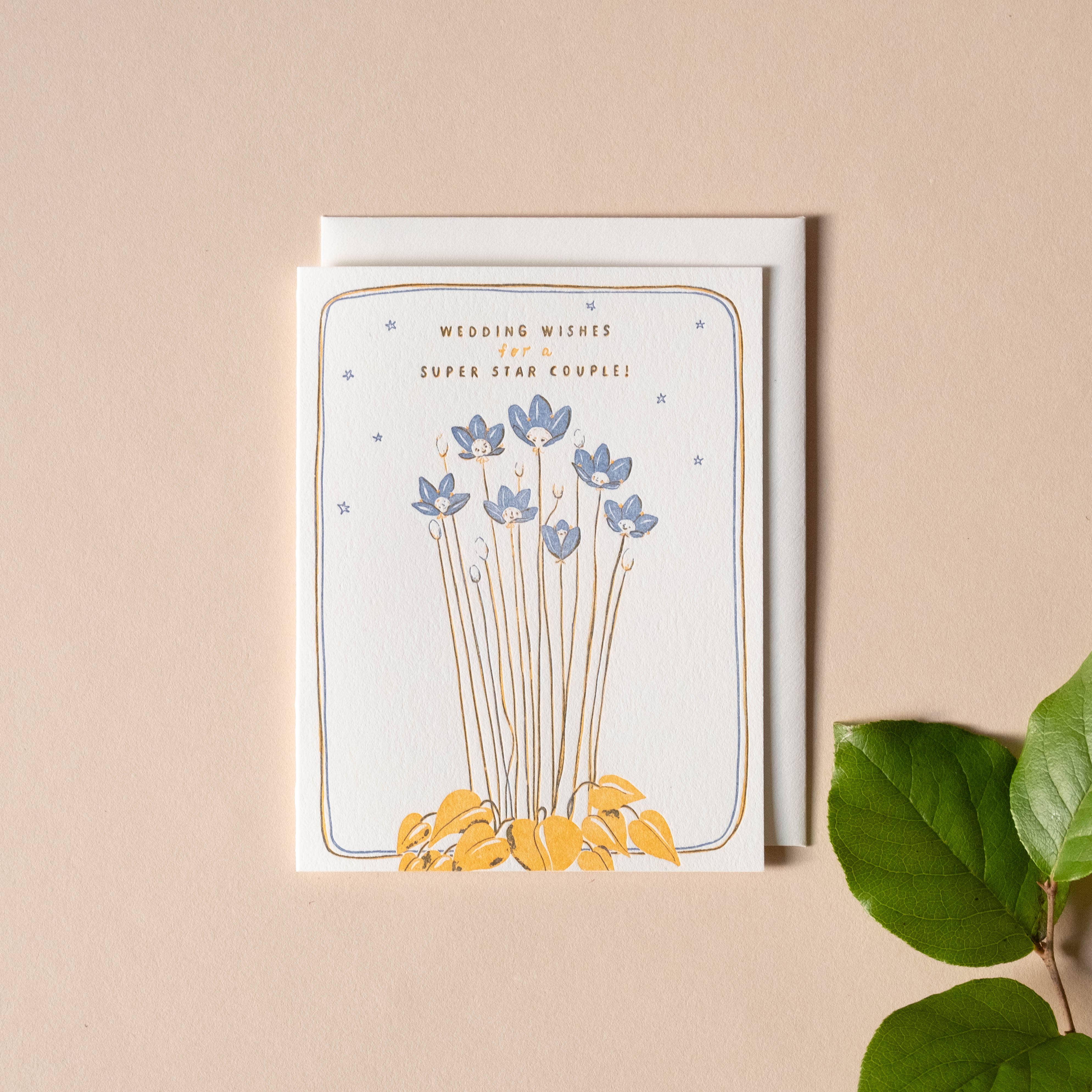 Alpine Bog Stars Wedding Card - Image 4