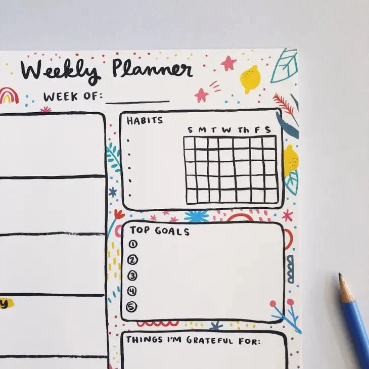 Weekly Planner Notepad - Image 2