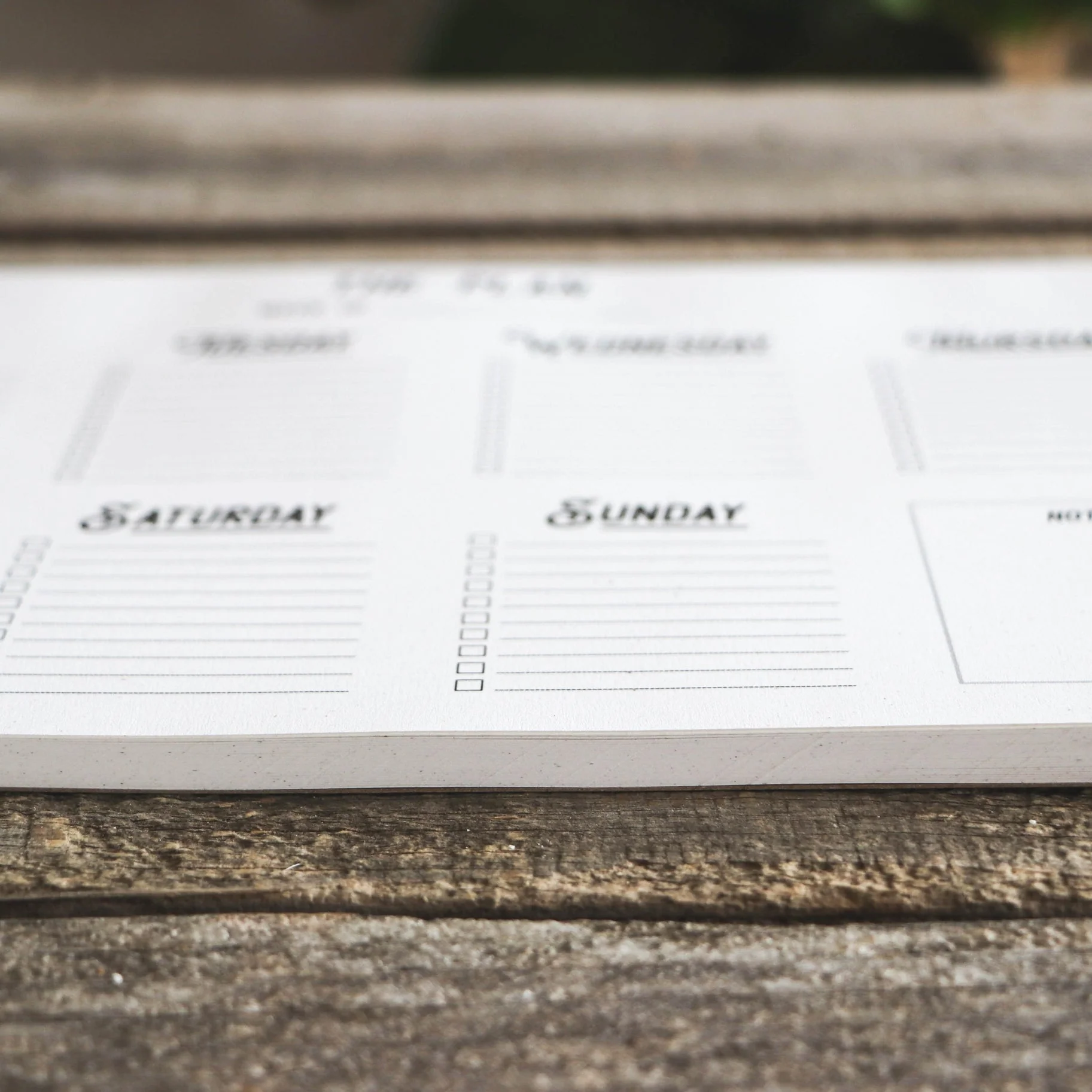 Weekly Planner Notepad - Image 2