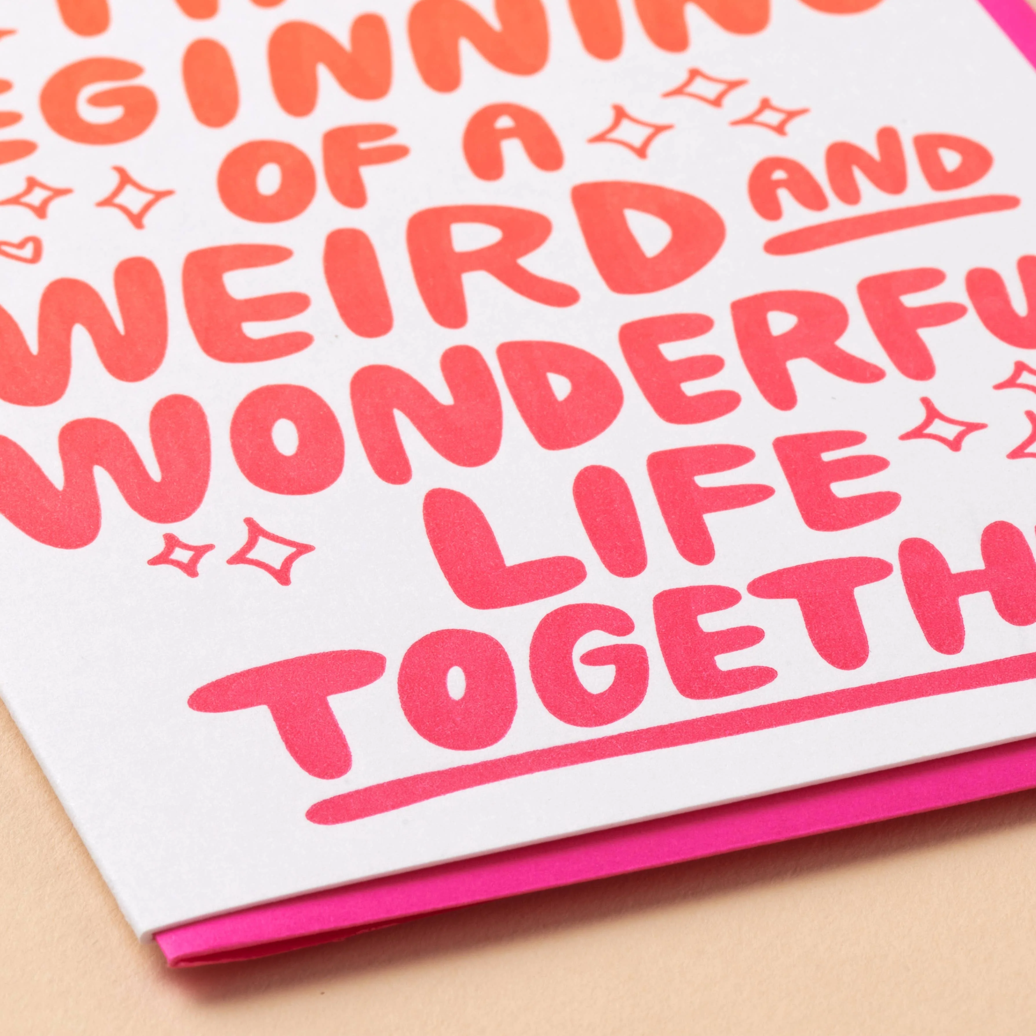 Weird & Wonderful Wedding Card - Image 2