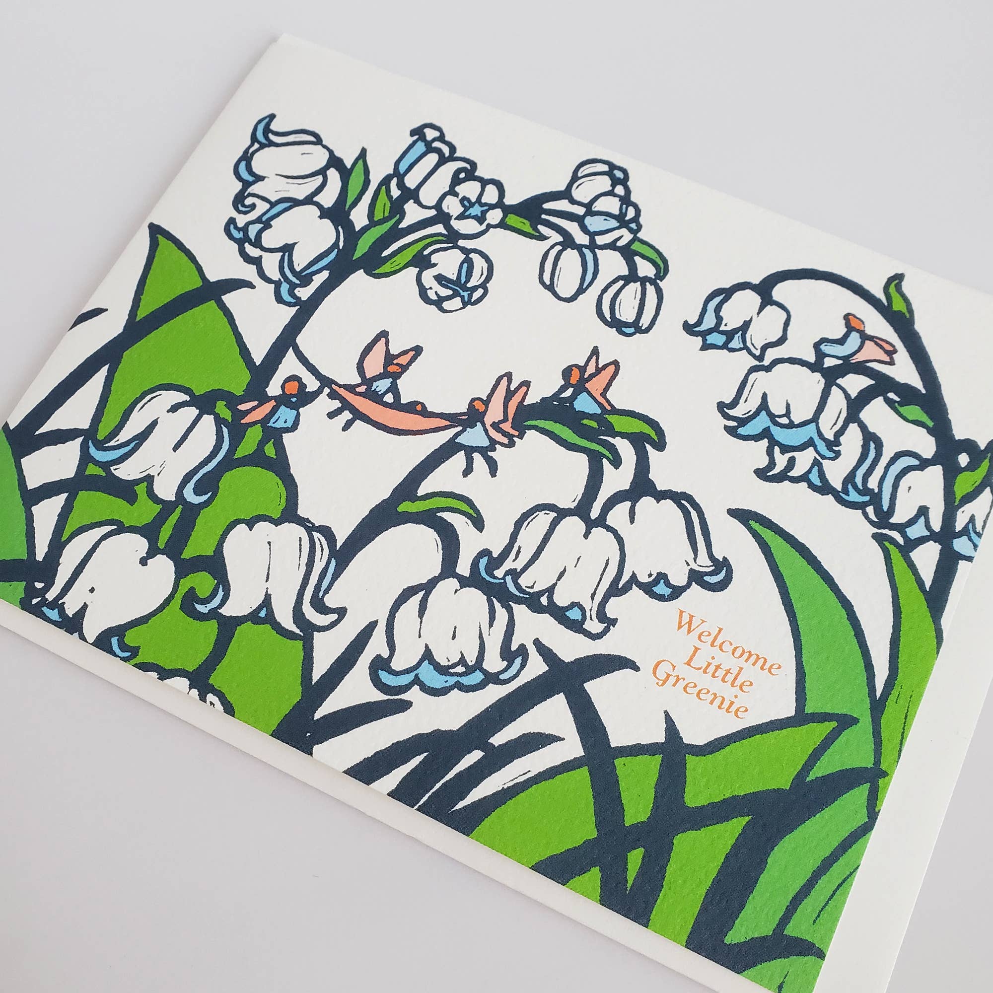 Welcome Little Greenie Baby Card - Image 4