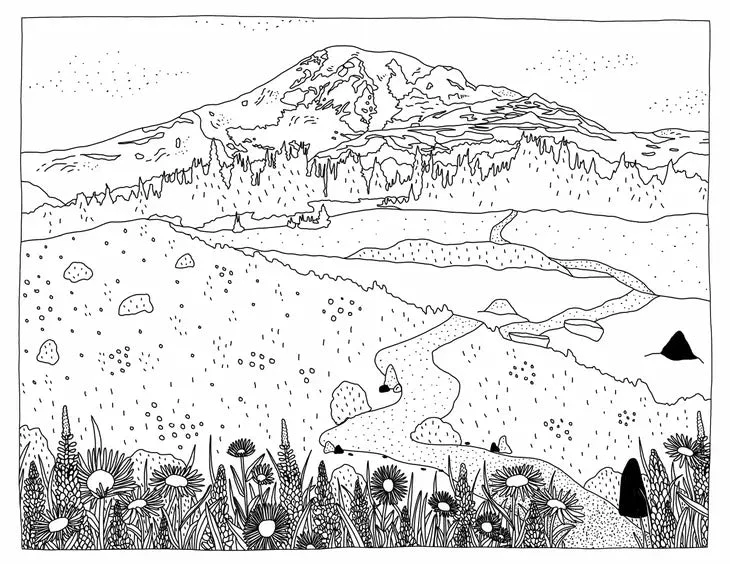 West Coast Wonderful Coloring Book - Image 3