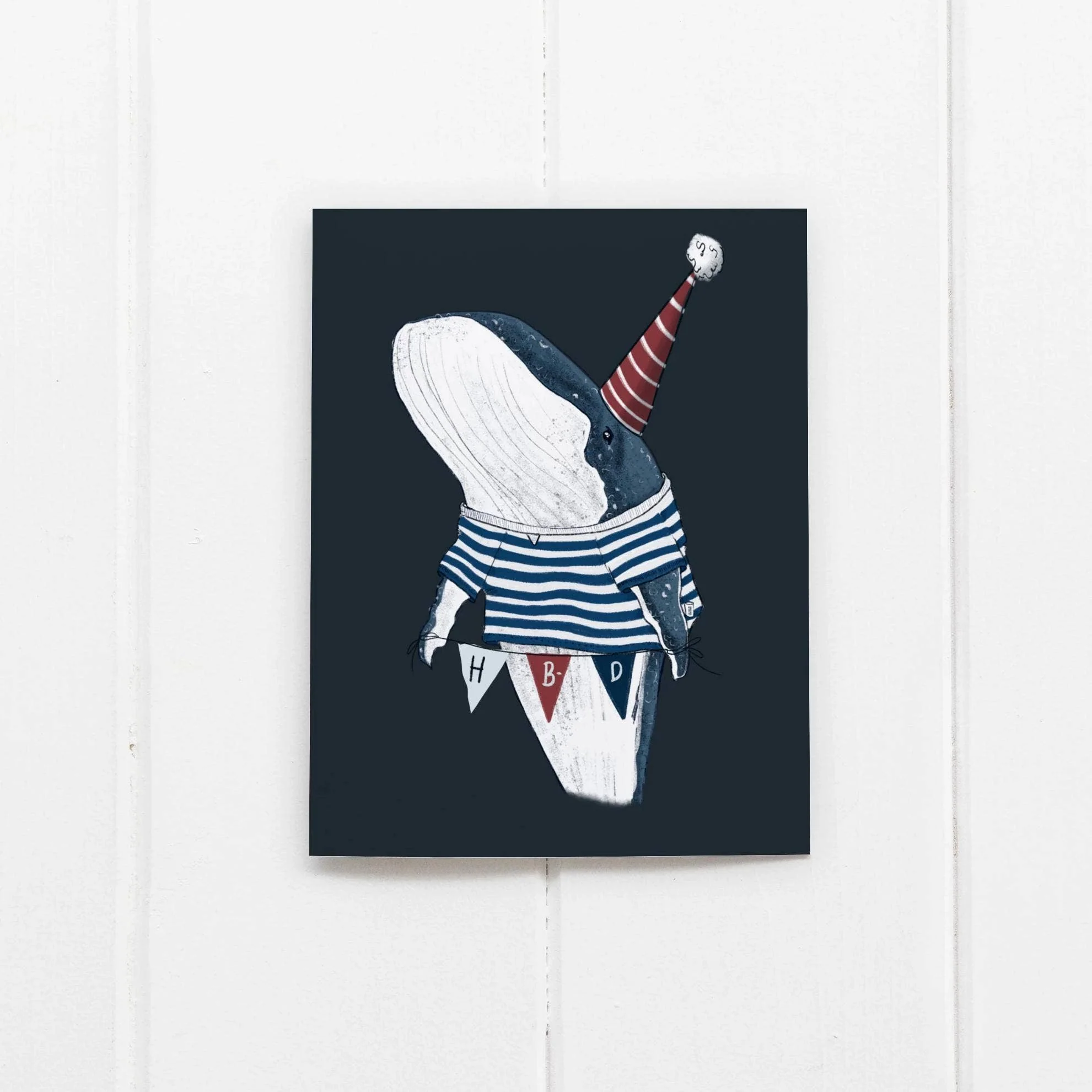Whale Birthday Birthday Card - Image 2