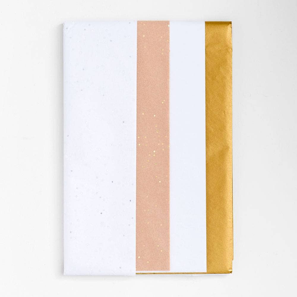 Tissue Paper Set: White & Gold - Image 2