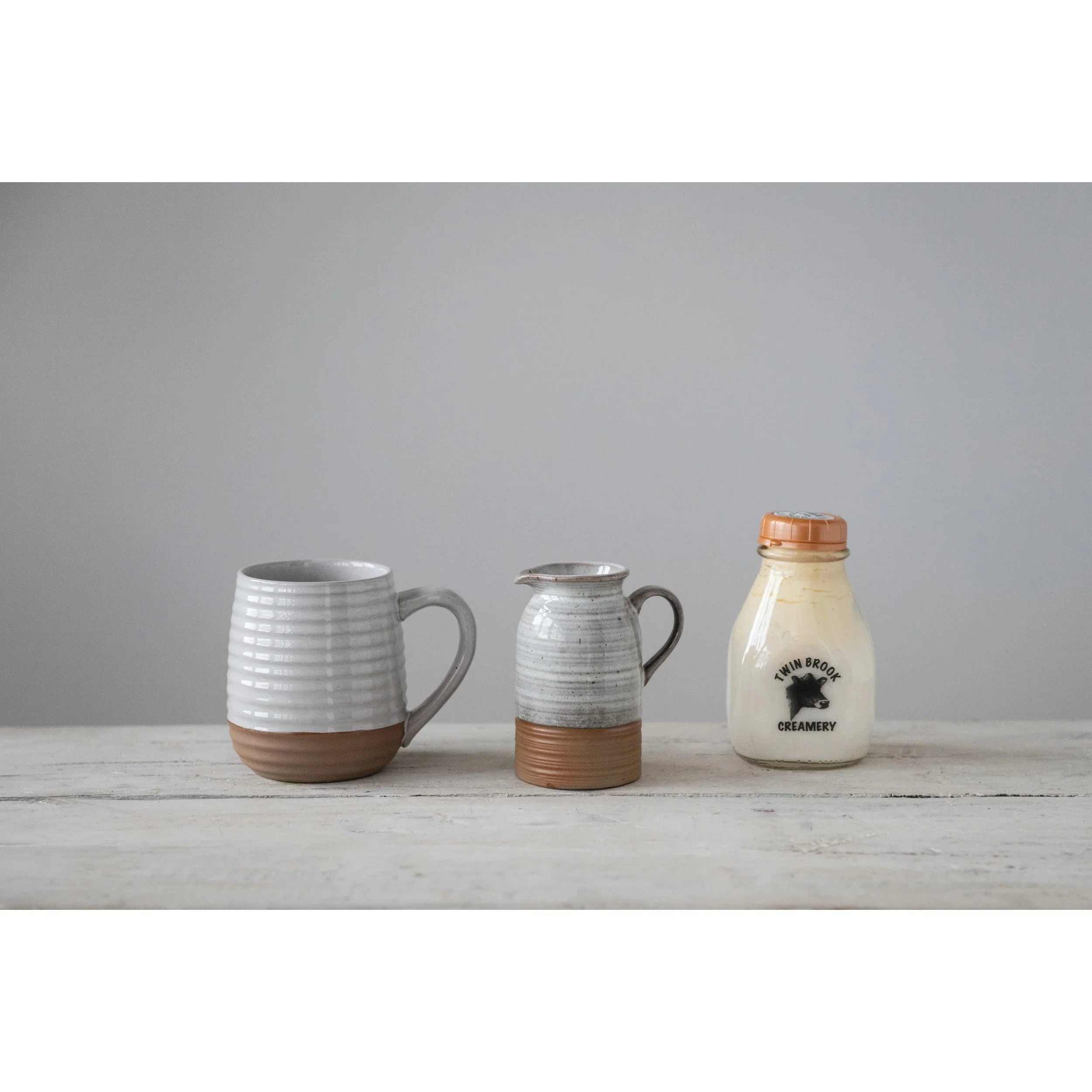 White Reactive Glaze Mug - Image 2