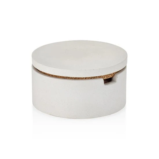 Salt Cellar with Spoon: White - Image 2