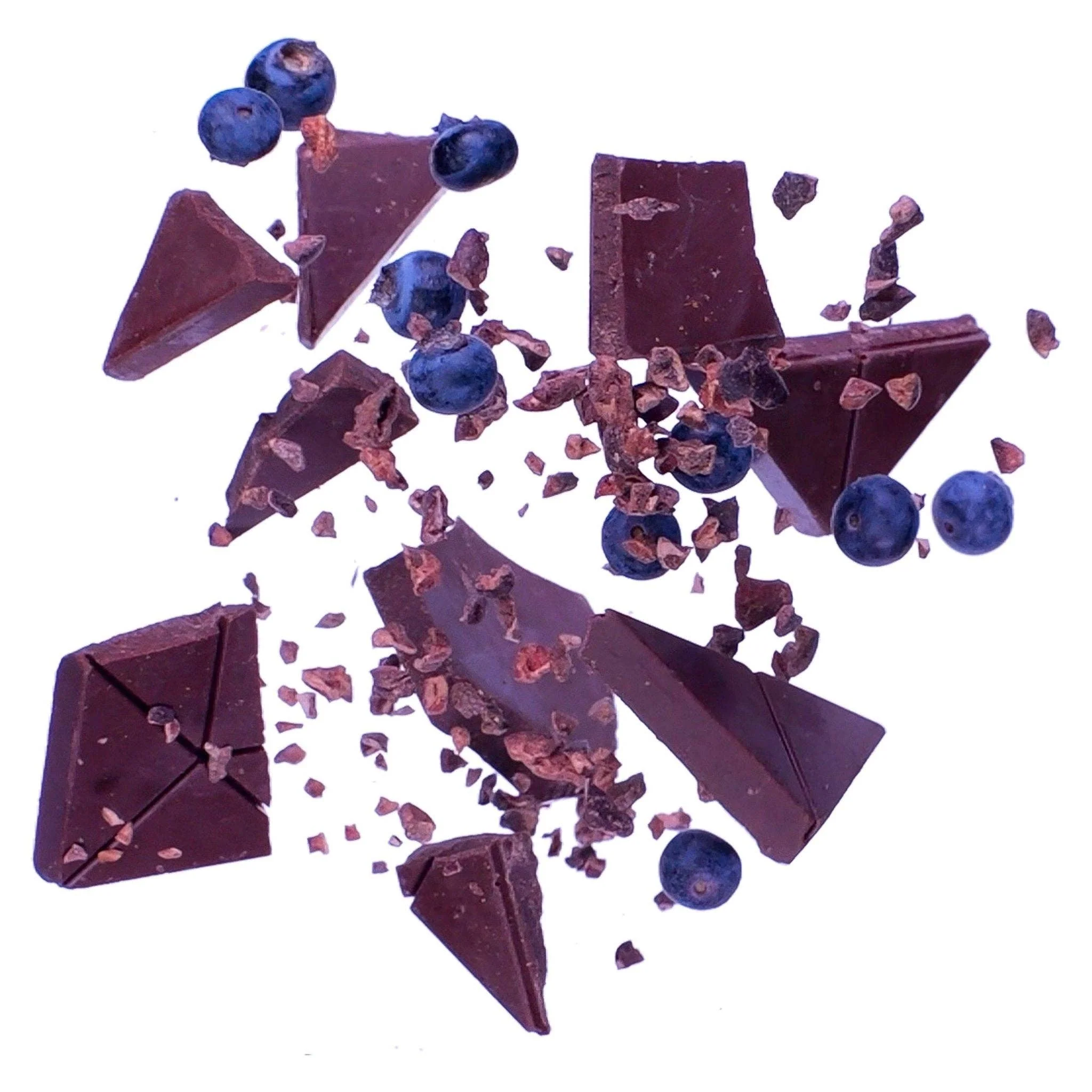 Wild Blueberry 61% Chocolate Bar - Image 2