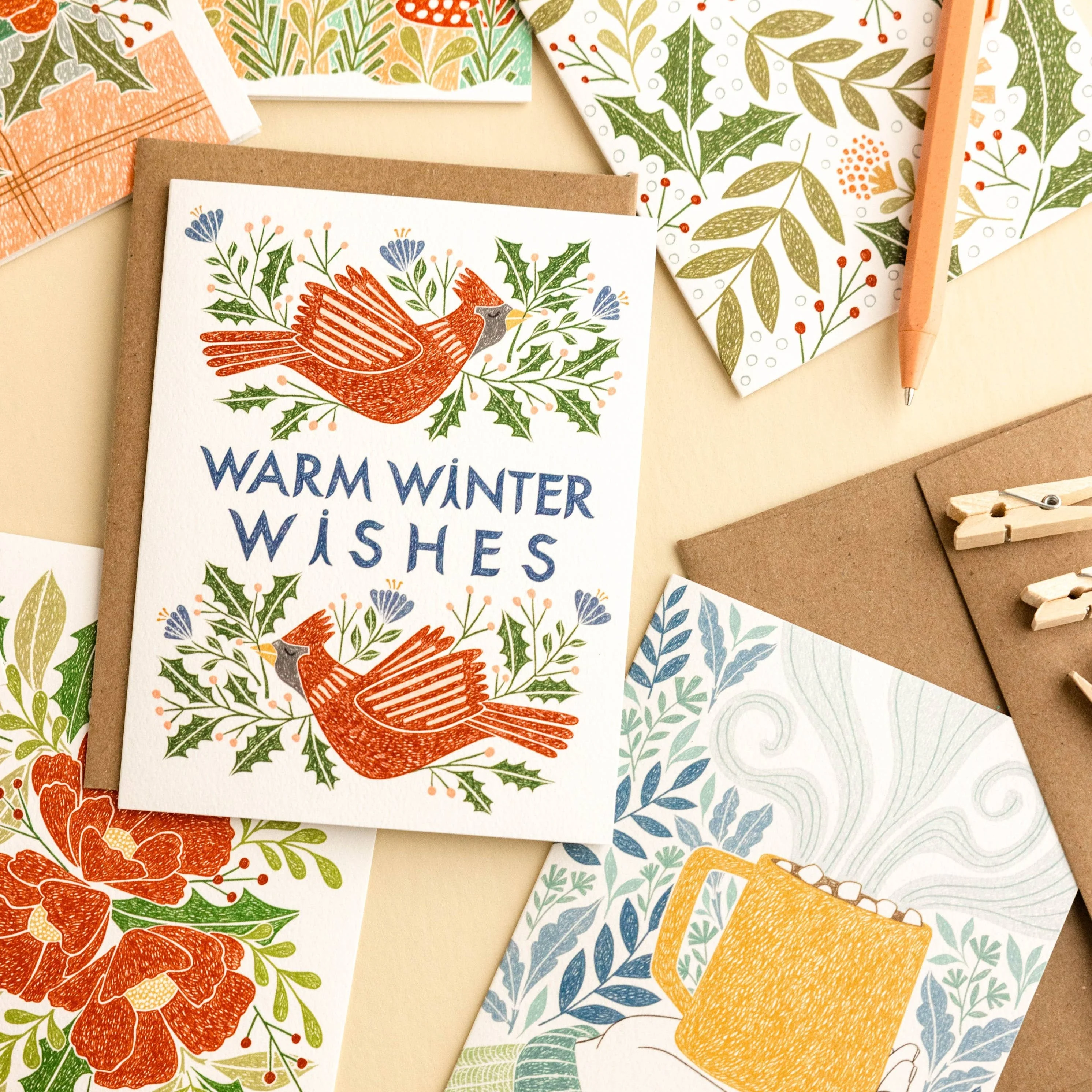 Winter Cardinals Card Box Set - Image 3
