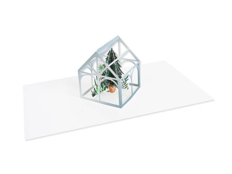 Winter Greenhouse Pop-Up Card - Image 2