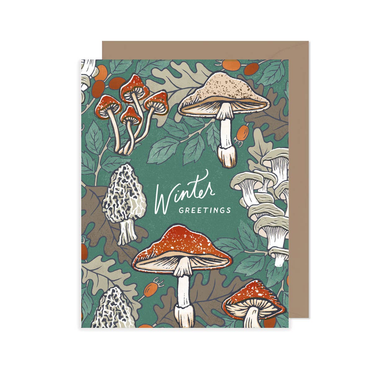 Winter Greetings Forest Boxed Card Set - Image 2