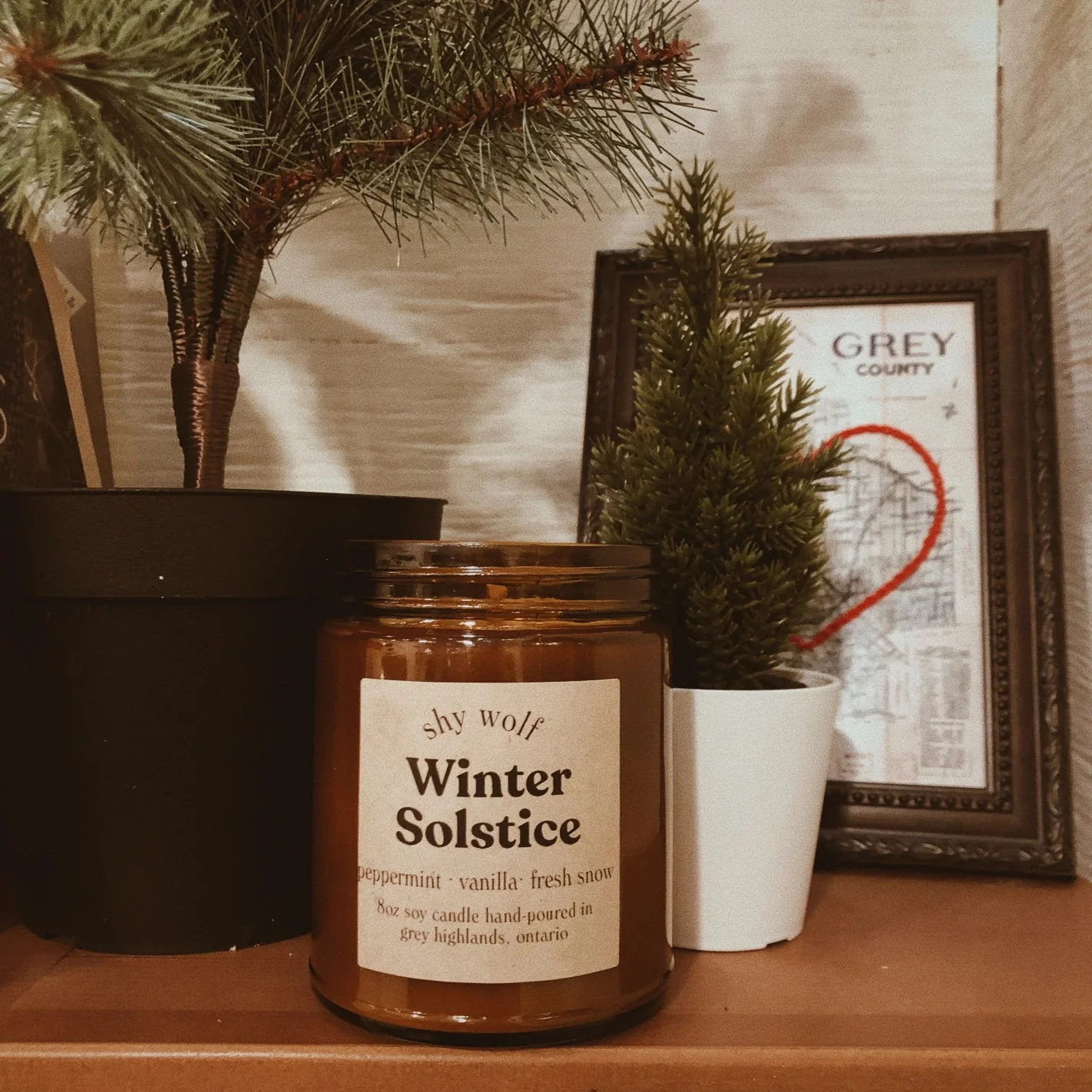 Winter Solstice Soy Candle - Image 3
