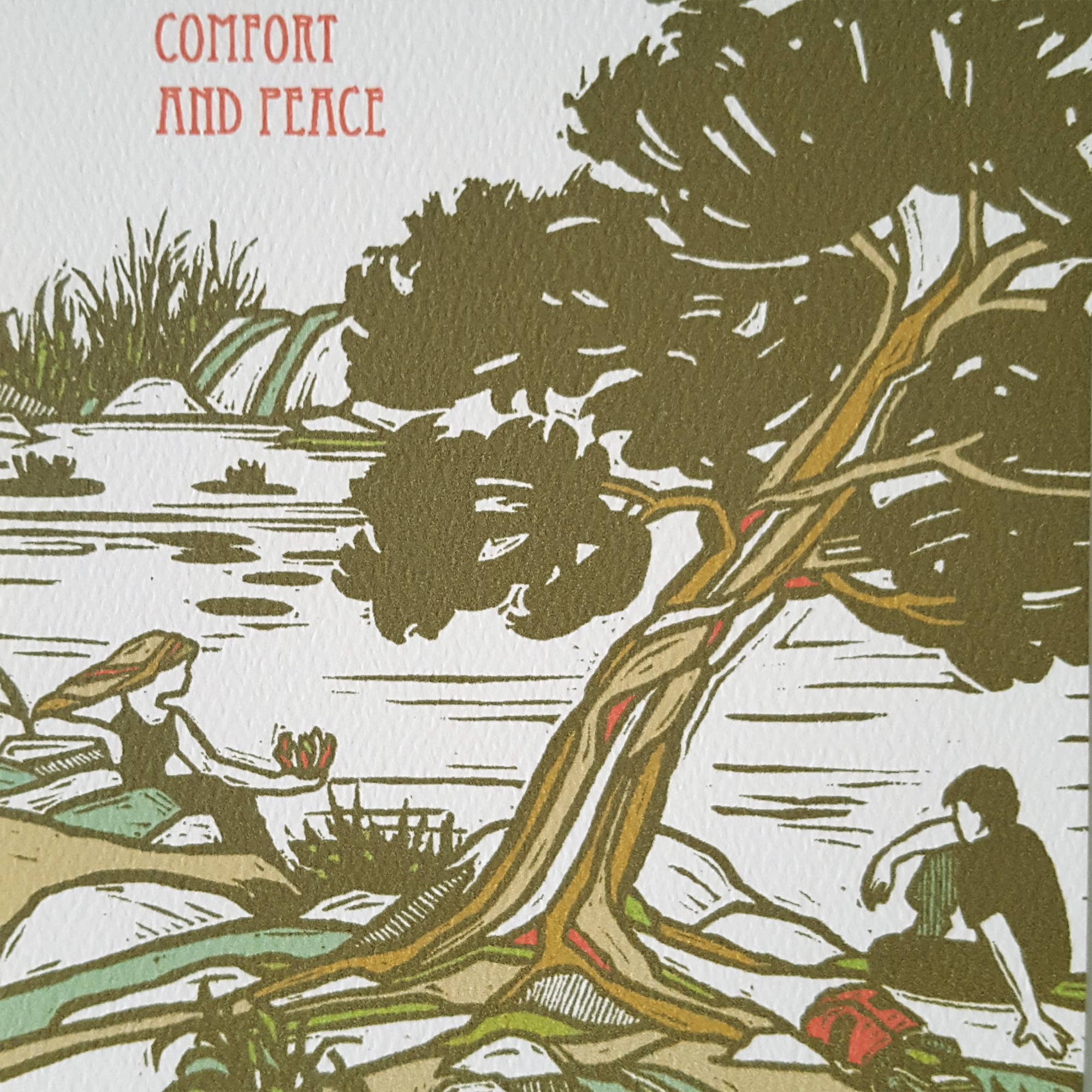 Comfort & Peace Sympathy Card - Image 3