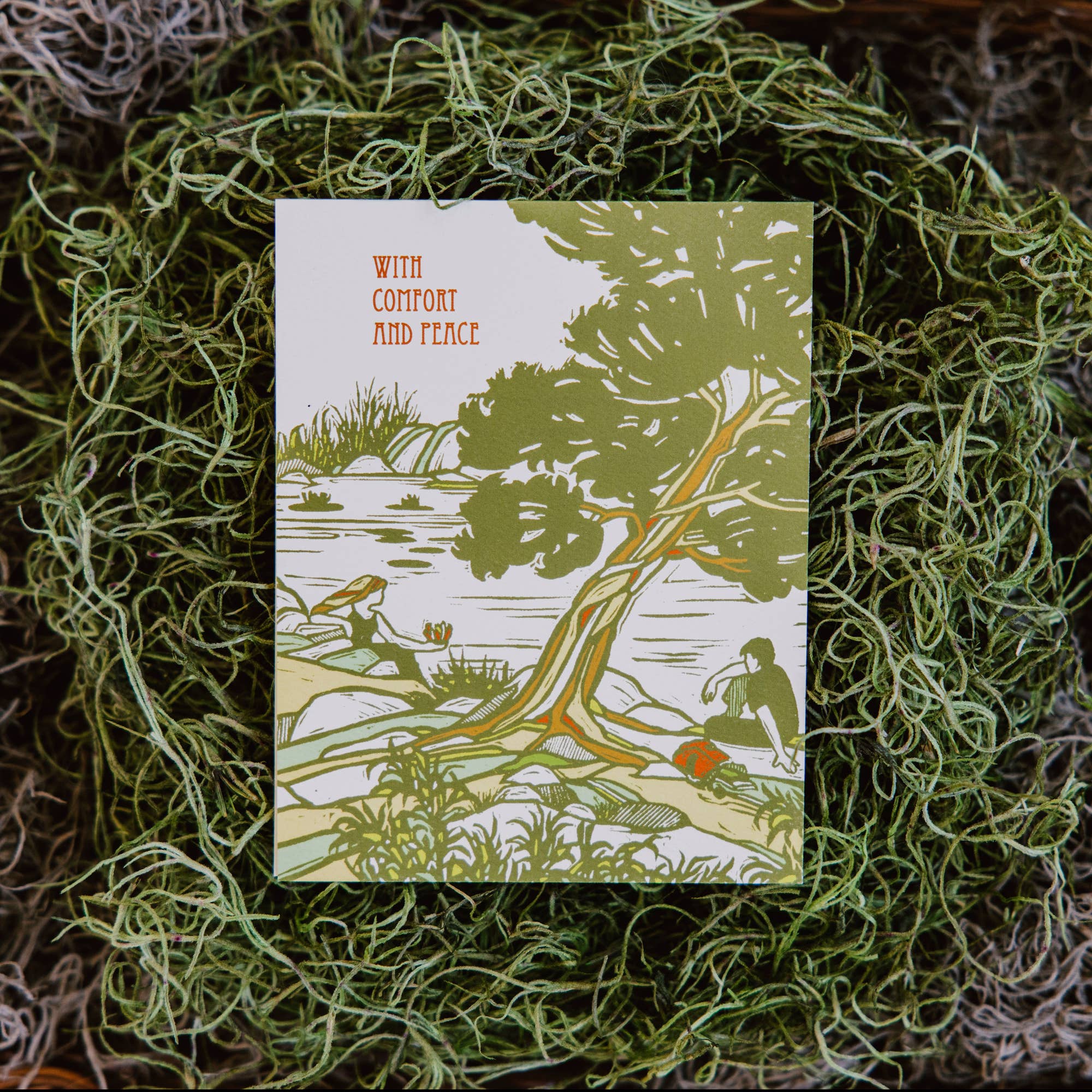 Comfort & Peace Sympathy Card - Image 5