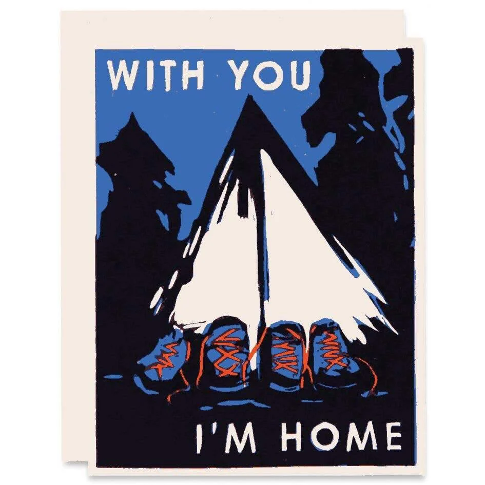 With You I'm Home Love Card