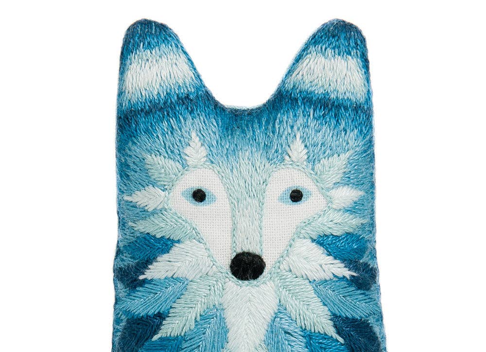 Stuffed Wolf Embroidery Kit - Image 3