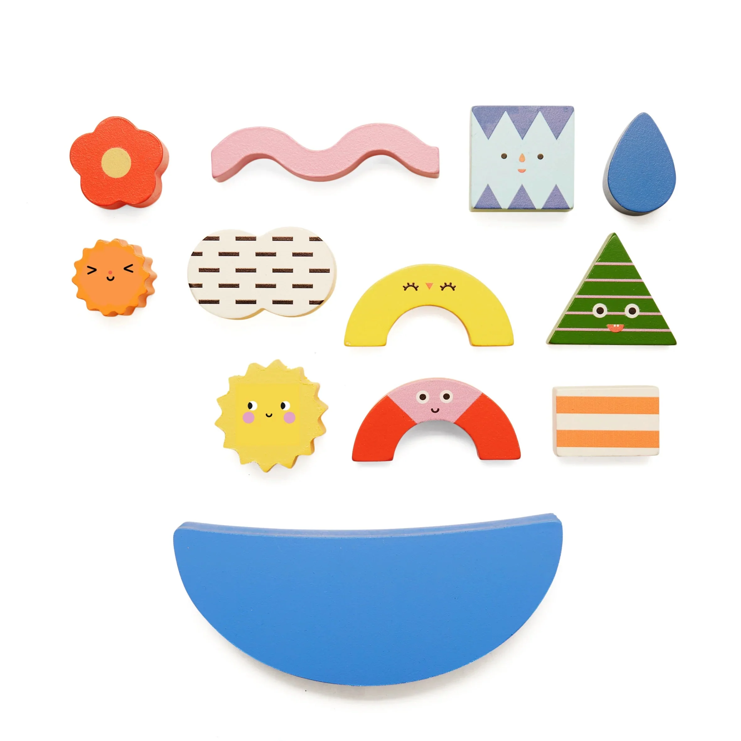 Wooden Balance Game - Teeter Totter Shapes - Image 2