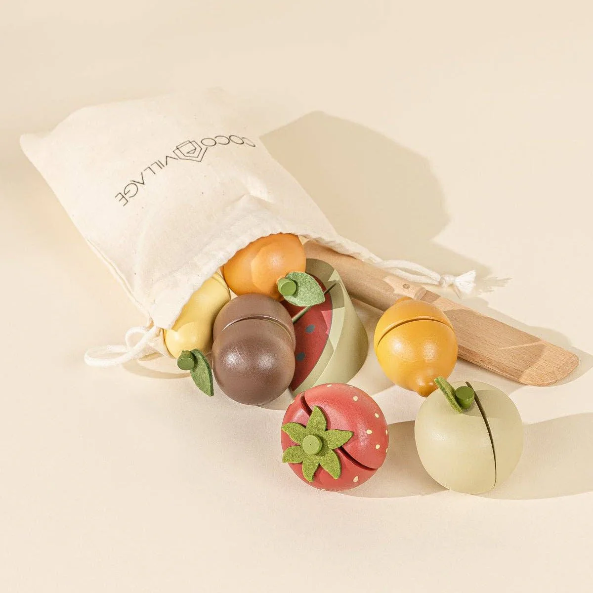 Wooden Fruits Playset - Image 10