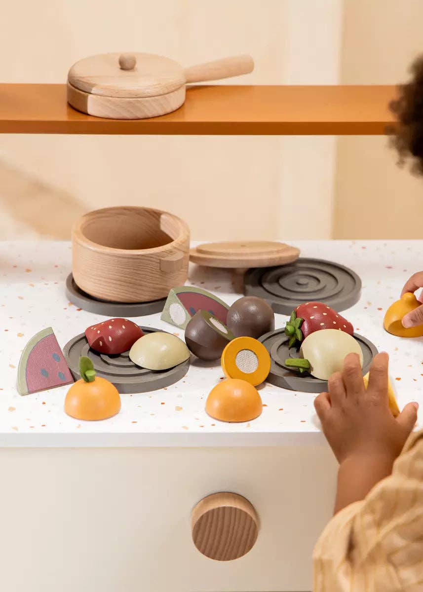 Wooden Fruits Playset - Image 4