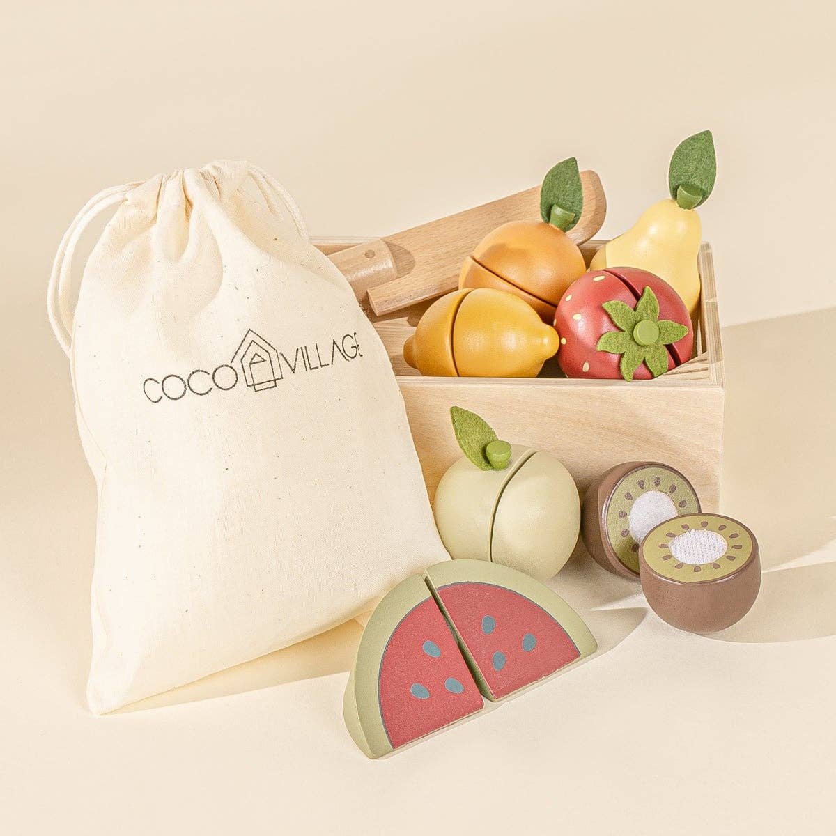 Wooden Fruits Playset - Image 6