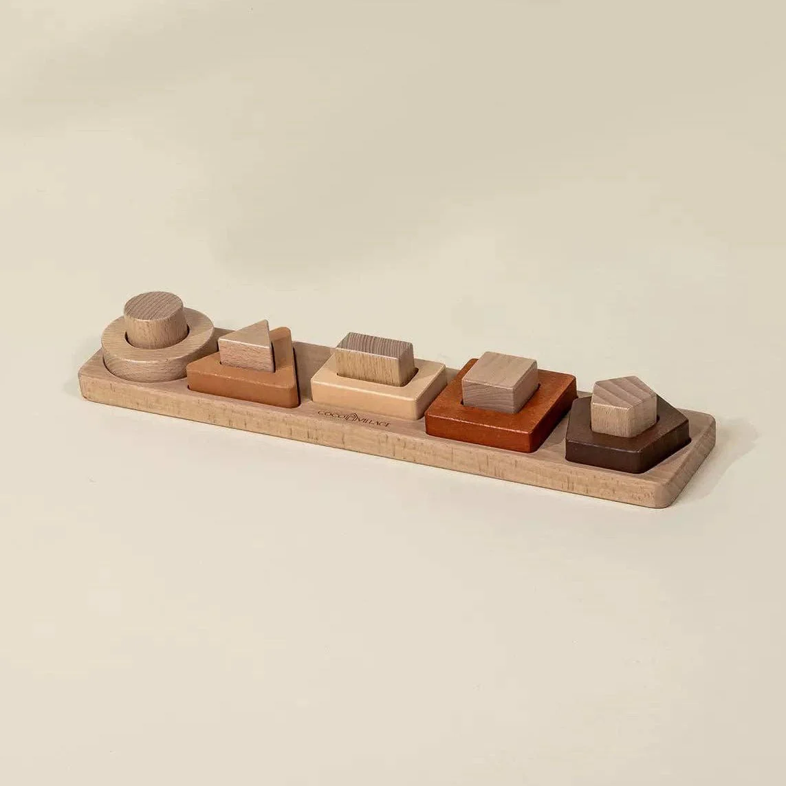 Wooden Shapes Learning Set - 10 pcs - Image 3