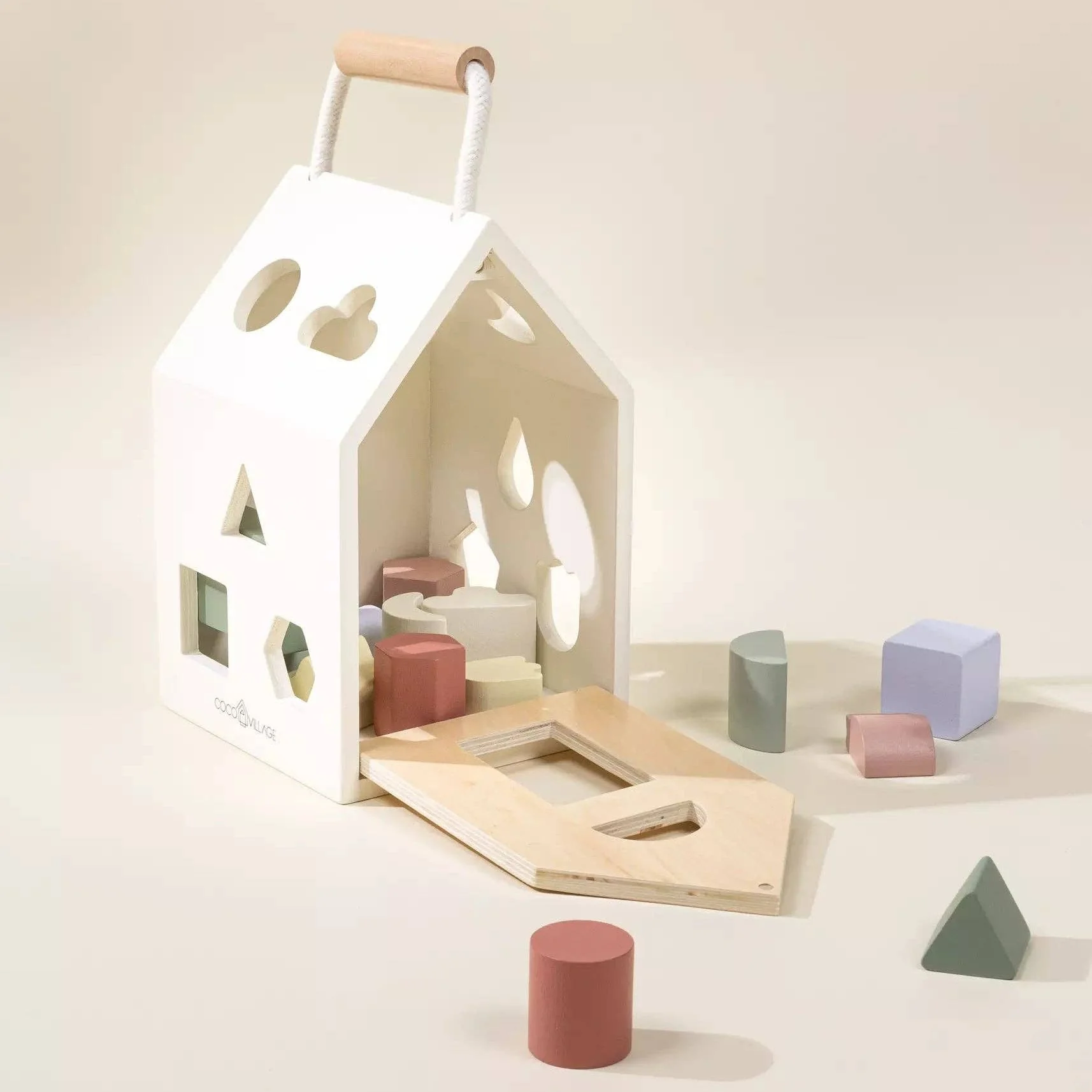 Wooden Shapes Sorting House - Image 3