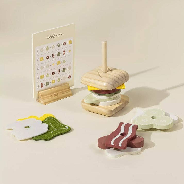 Wooden Stackable Sandwich - Image 2