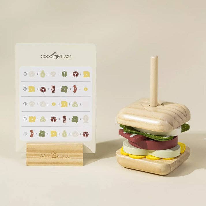 Wooden Stackable Sandwich - Image 3
