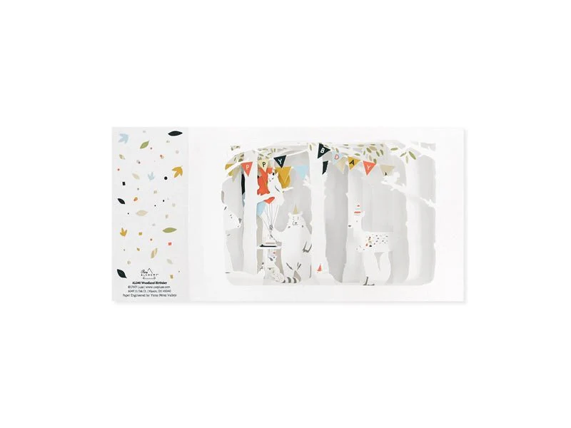 Woodland Birthday Pop-Up Tunnel Card - Image 3