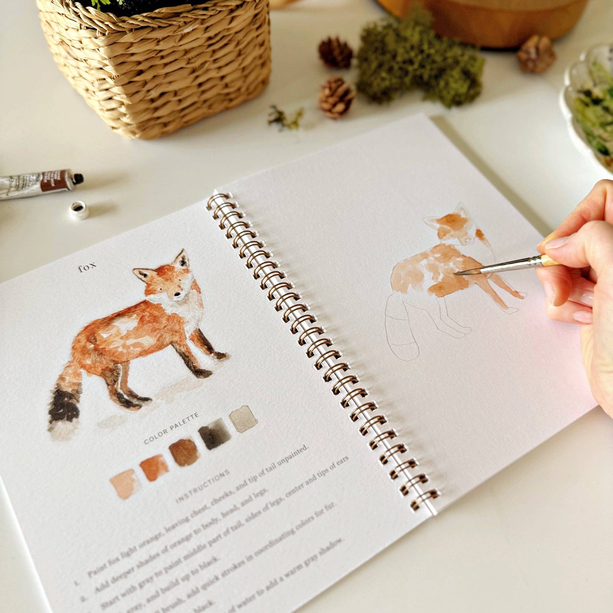 Woodland Watercolor Workbook - Image 2