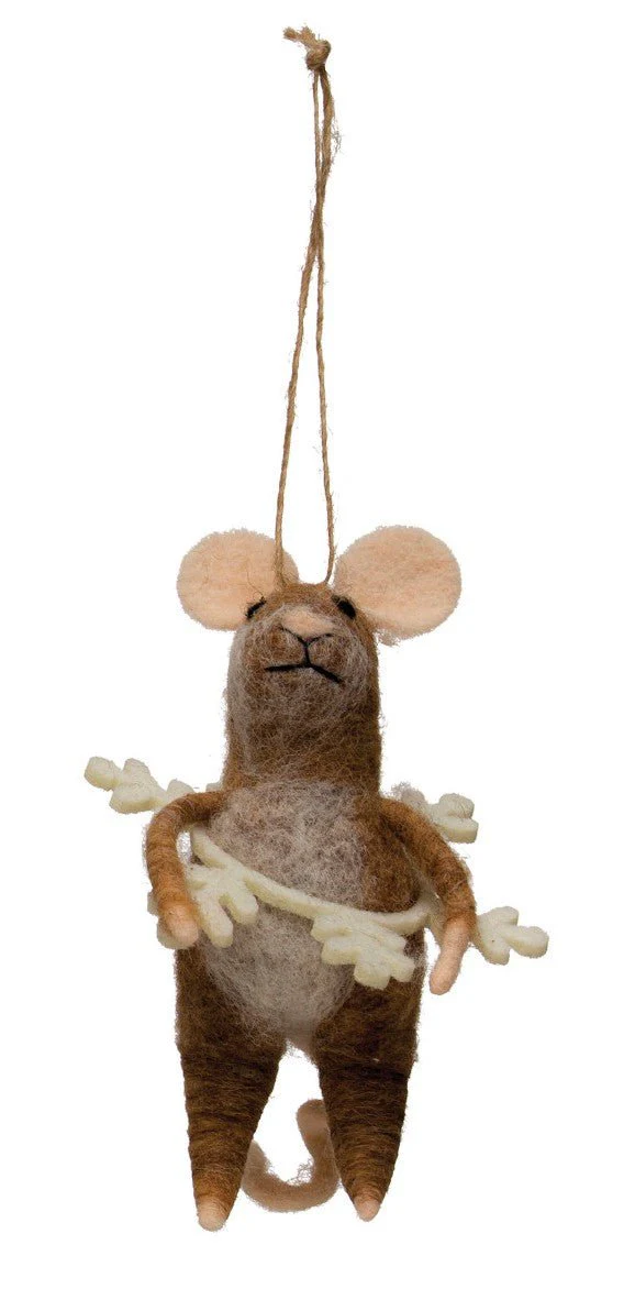 Mouse & Snowflake Ornament - Image 3