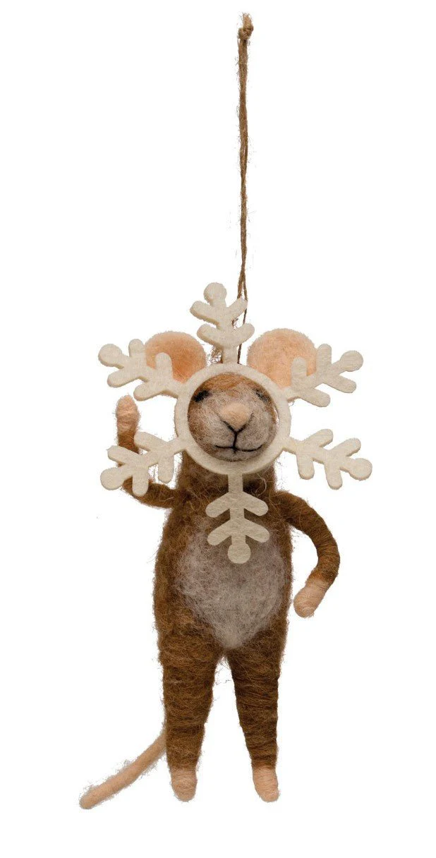 Mouse & Snowflake Ornament - Image 4