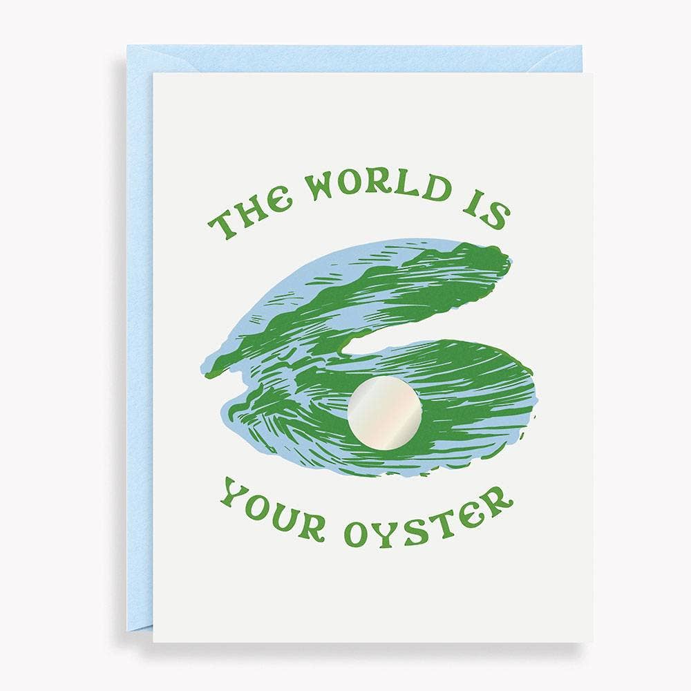 World is Your Oyster Graduation Card