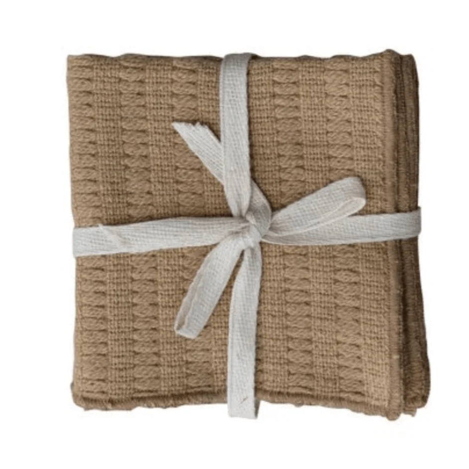 Woven Cotton Slub Dish Cloths set/3 - Image 7