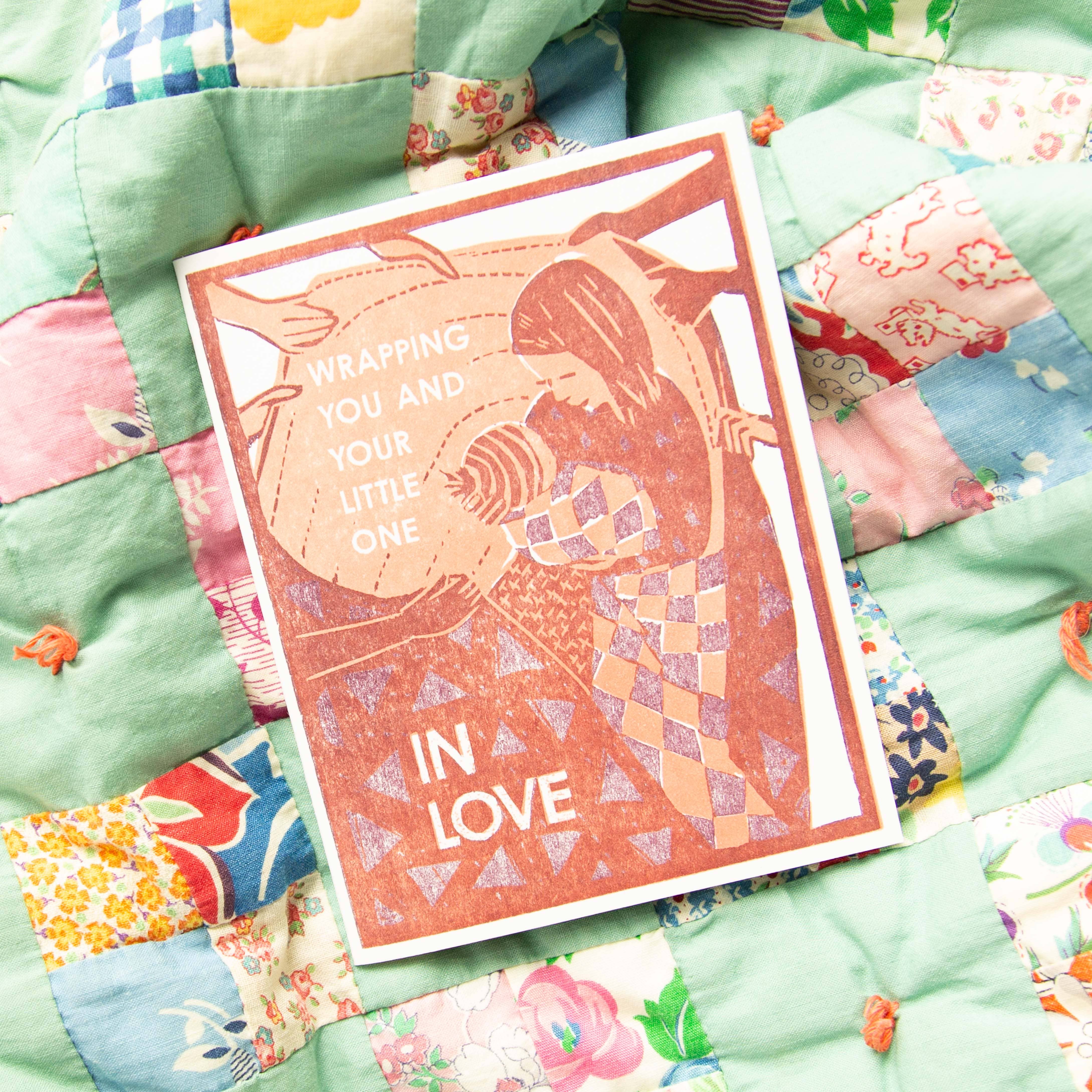 Wrapped in Love Baby Card - Image 2
