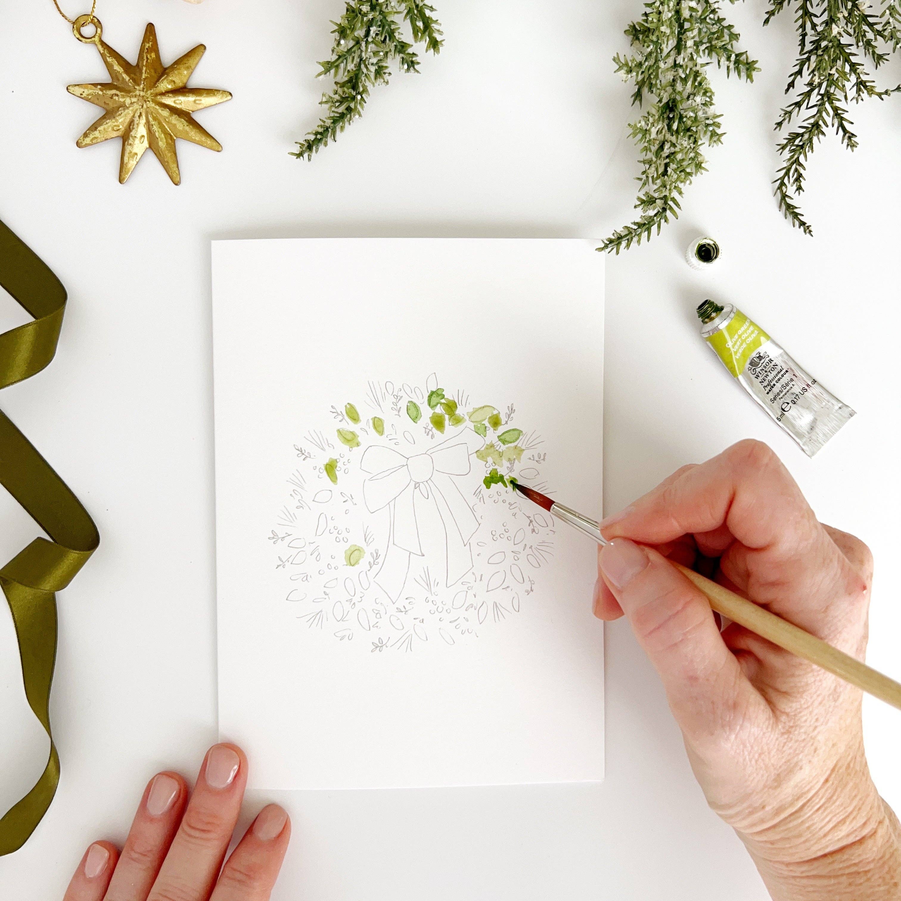 Wreaths Paintable Notecards - Image 11