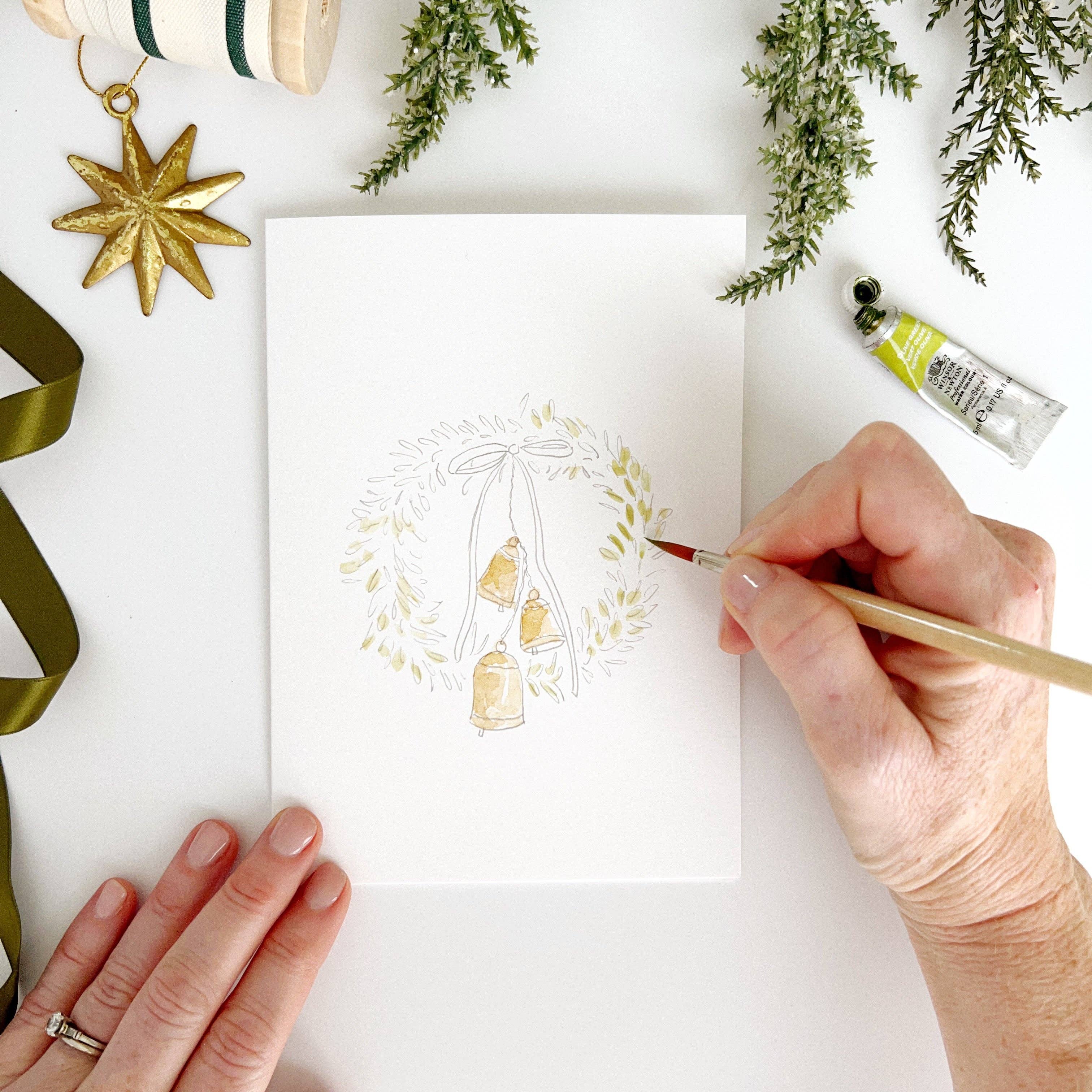 Wreaths Paintable Notecards - Image 7