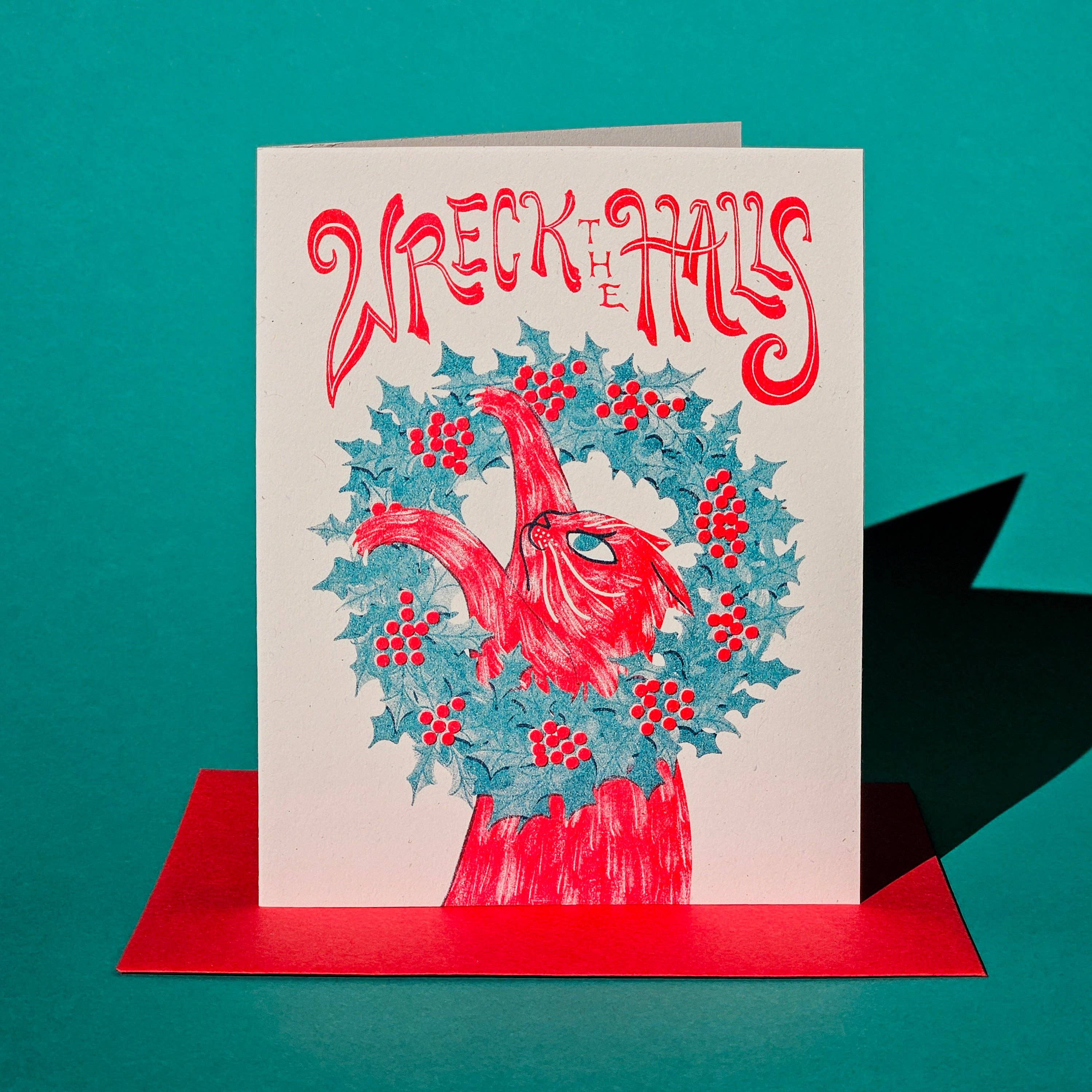 Wreck the Halls Holiday Card - Image 4