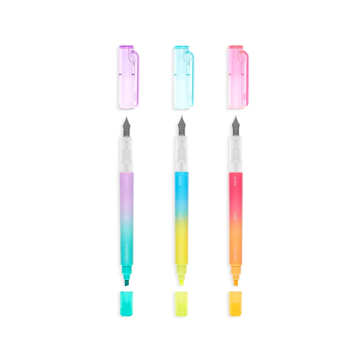 Writer's Duo Double-Ended Fountain Pens + Highlighters - Image 4