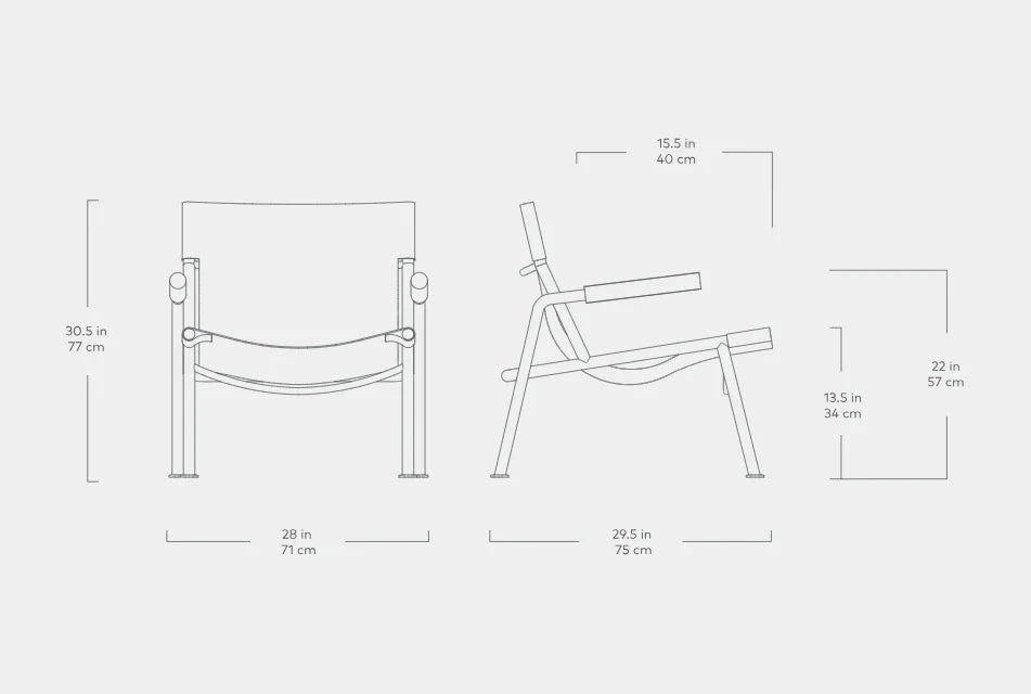 Wyatt Sling Chair - Image 9