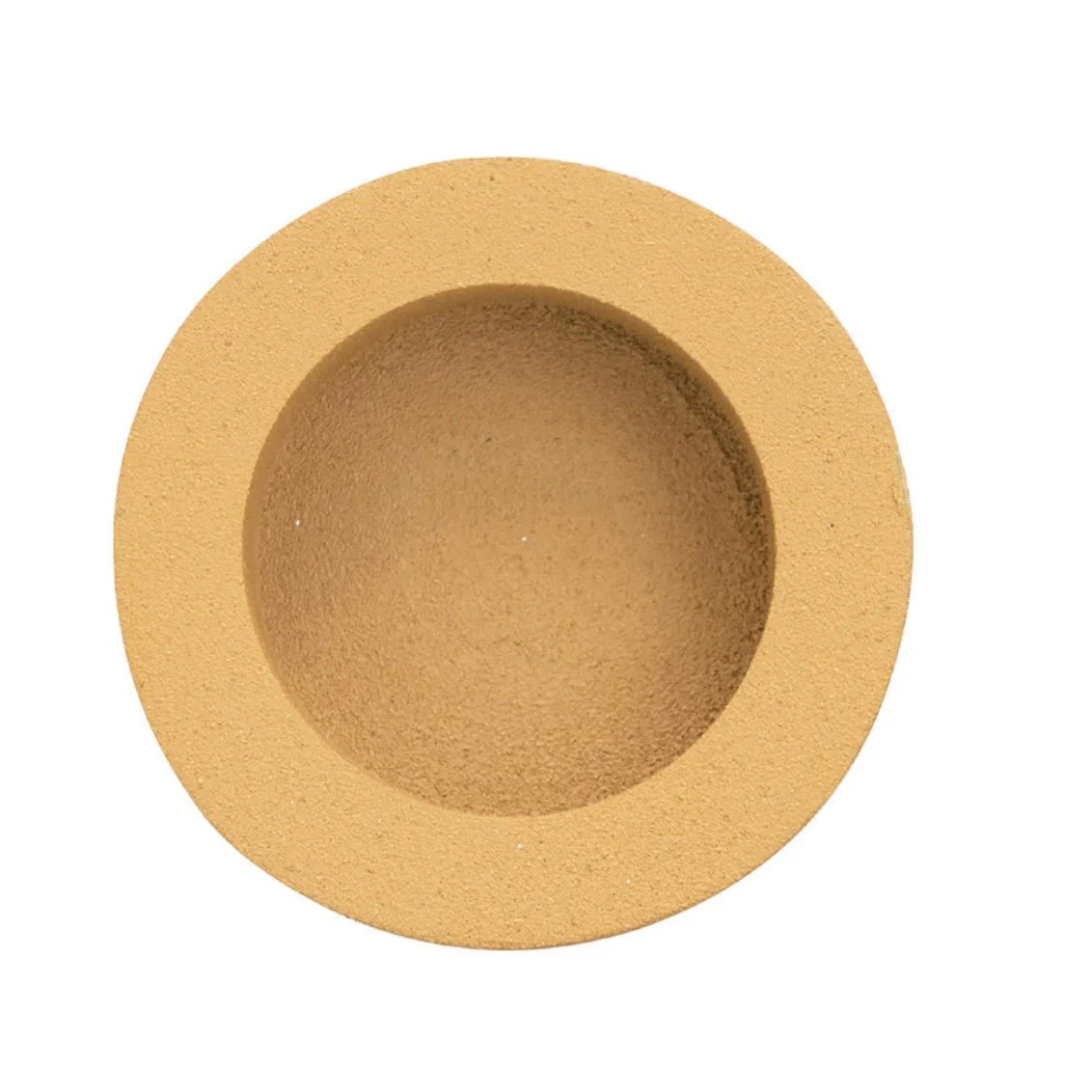 Yellow Textured Metal Tealight Holder - Image 2