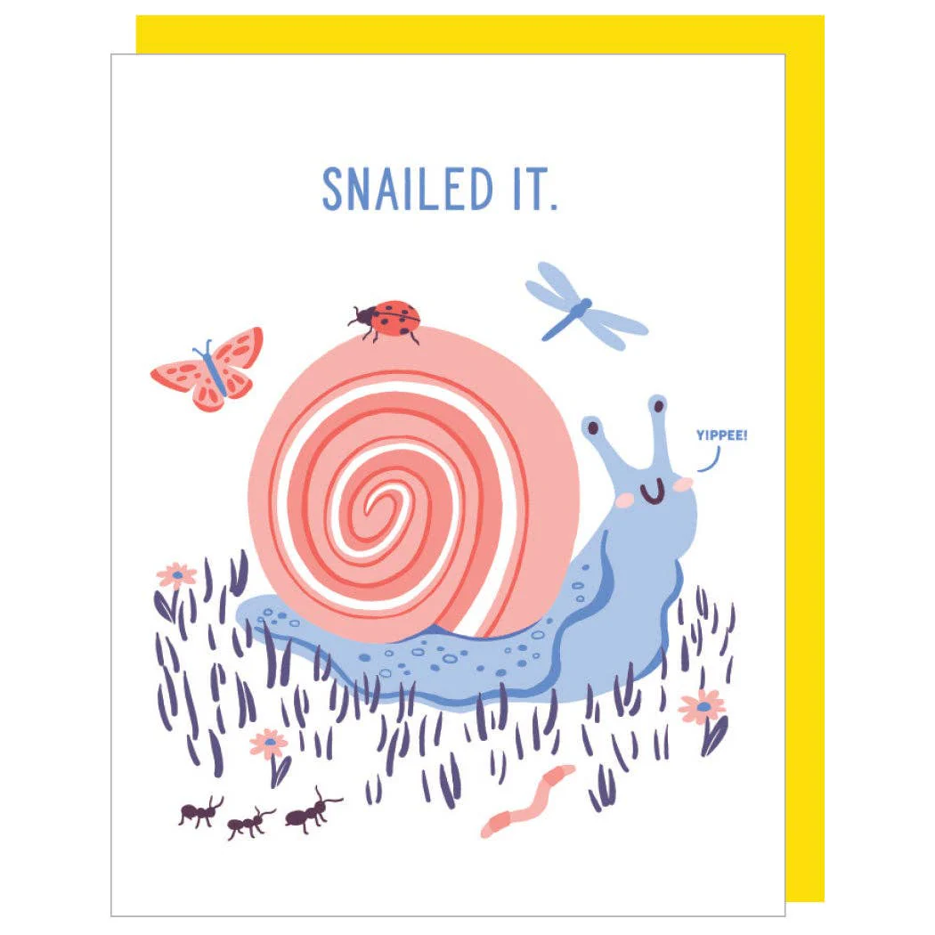 Yippee Snail Congrats Card - Image 2