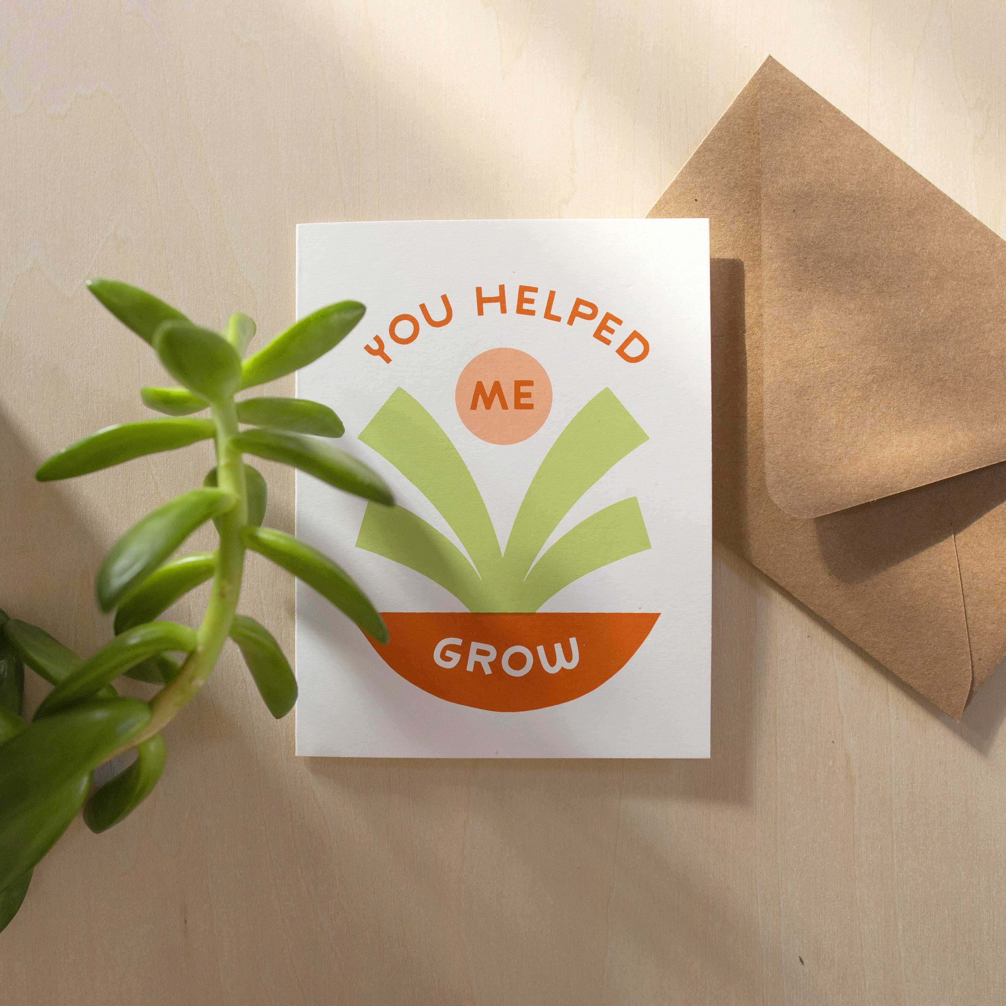 You Helped Me Grow Card - Image 2