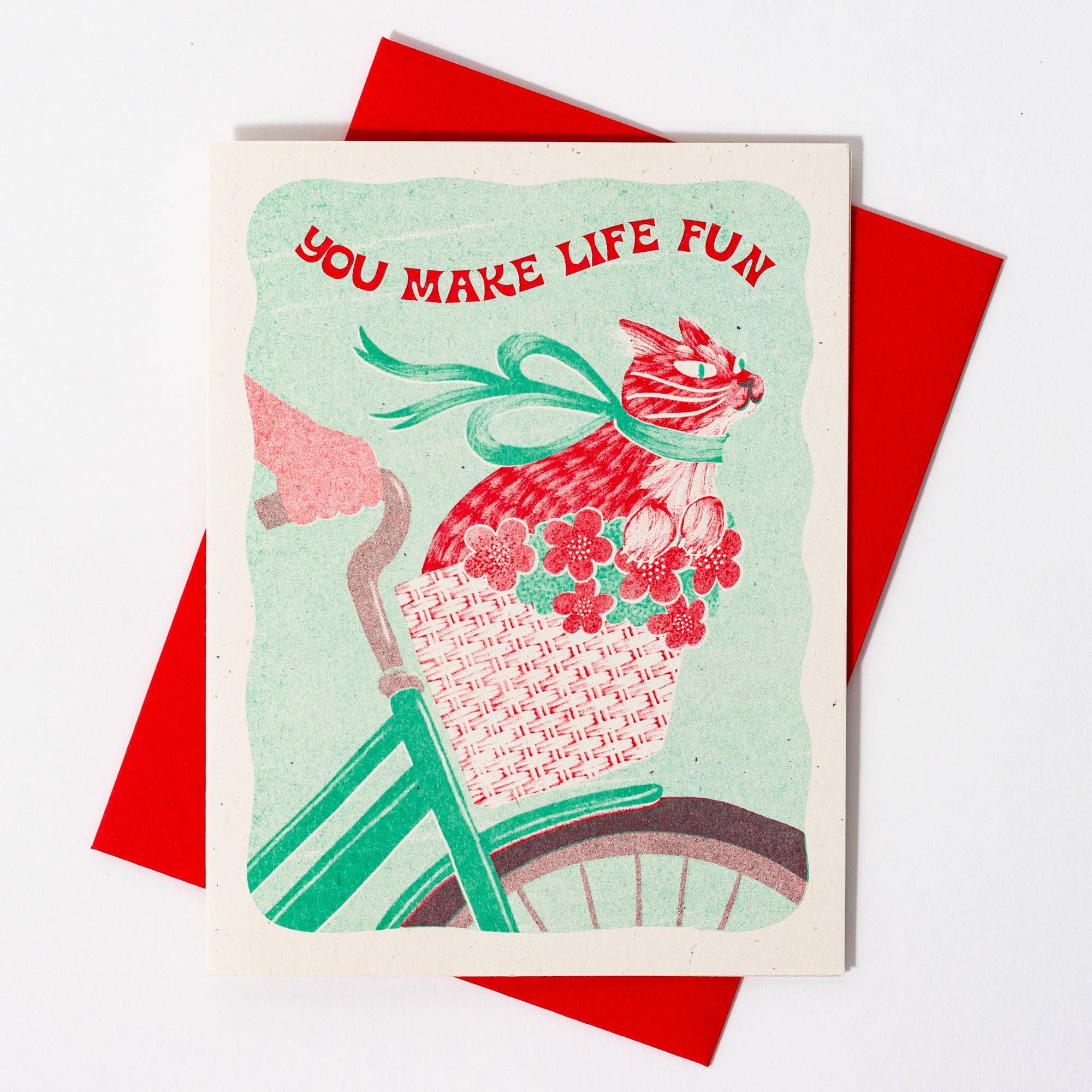 You Make Life Fun Cat Card - Image 3