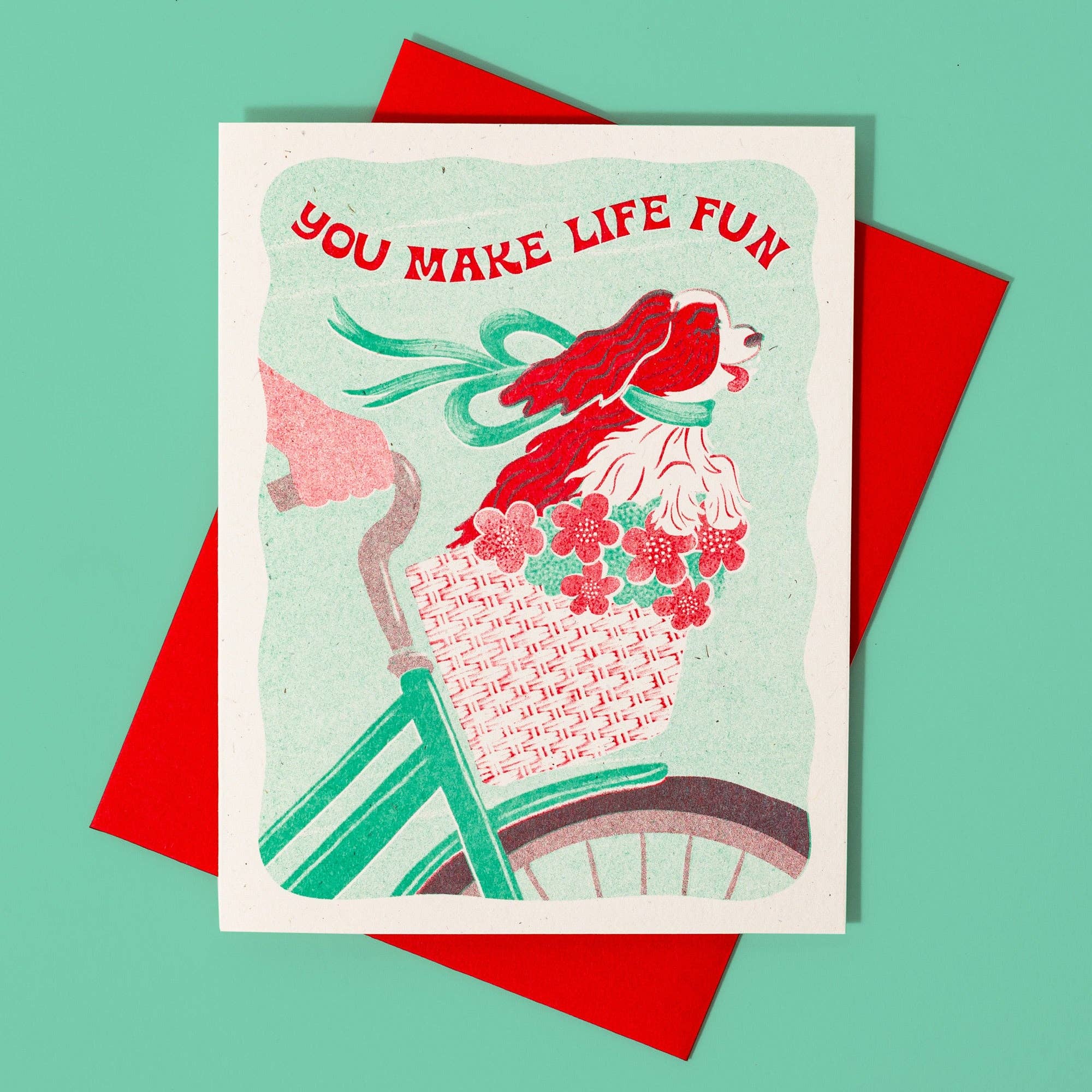 You Make Life Fun Dog Love Card - Image 2