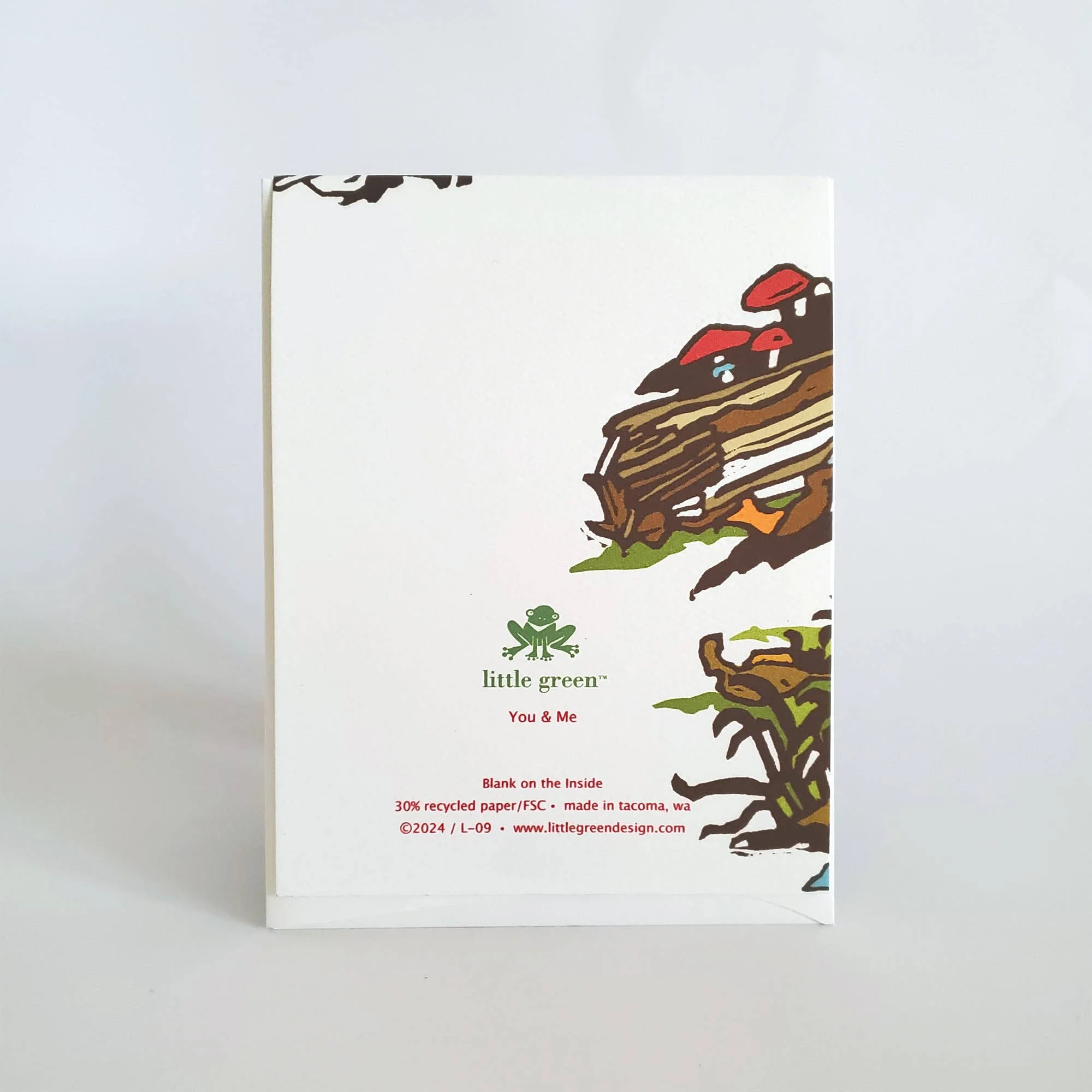 You & Me Mushroom Love Card - Image 4