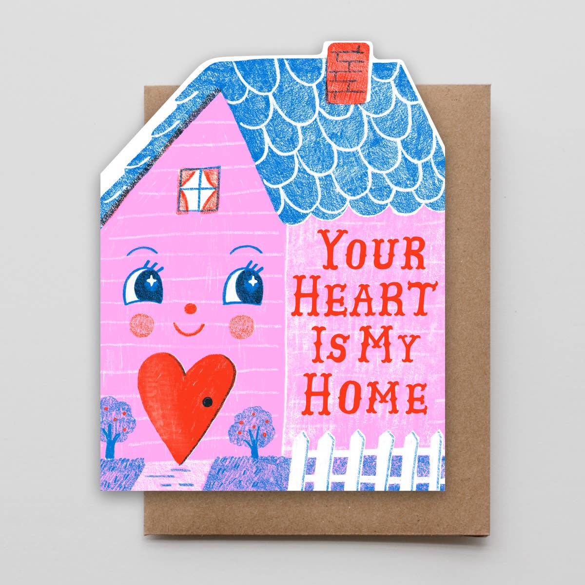 Heart is My Home Love Card