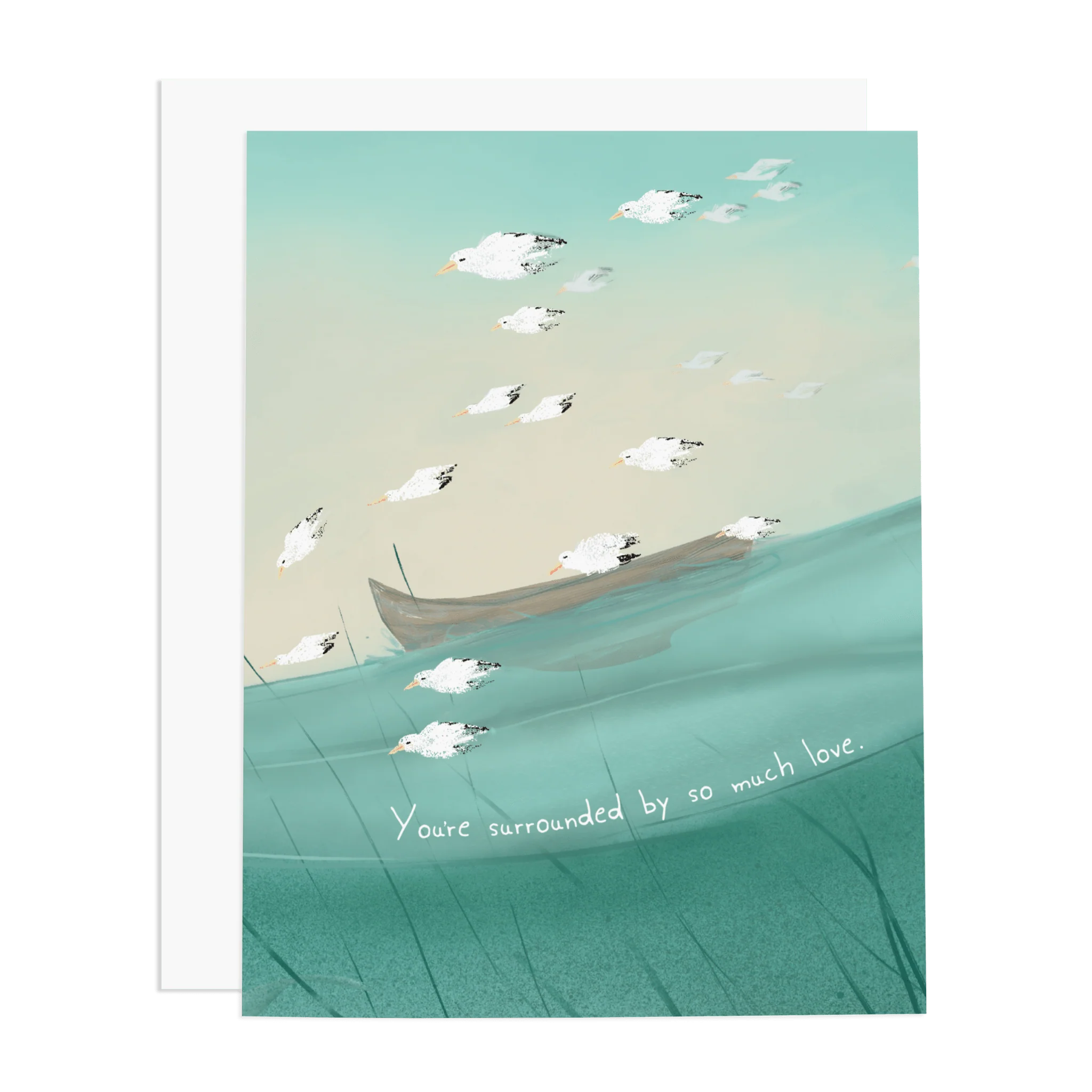 Surrounded by Love Sympathy Card