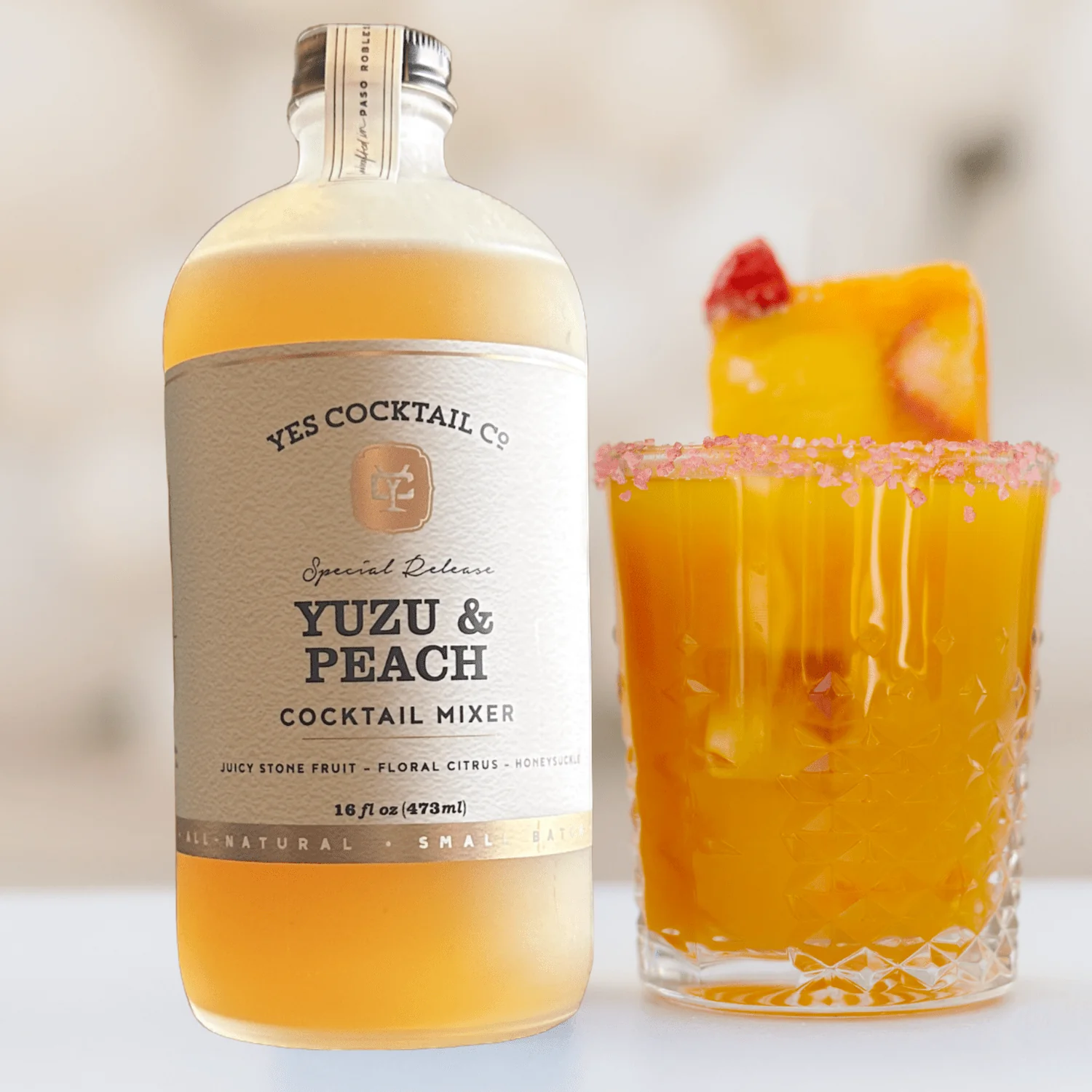 Yuzu & Peach Cocktail Mixer - Image 2